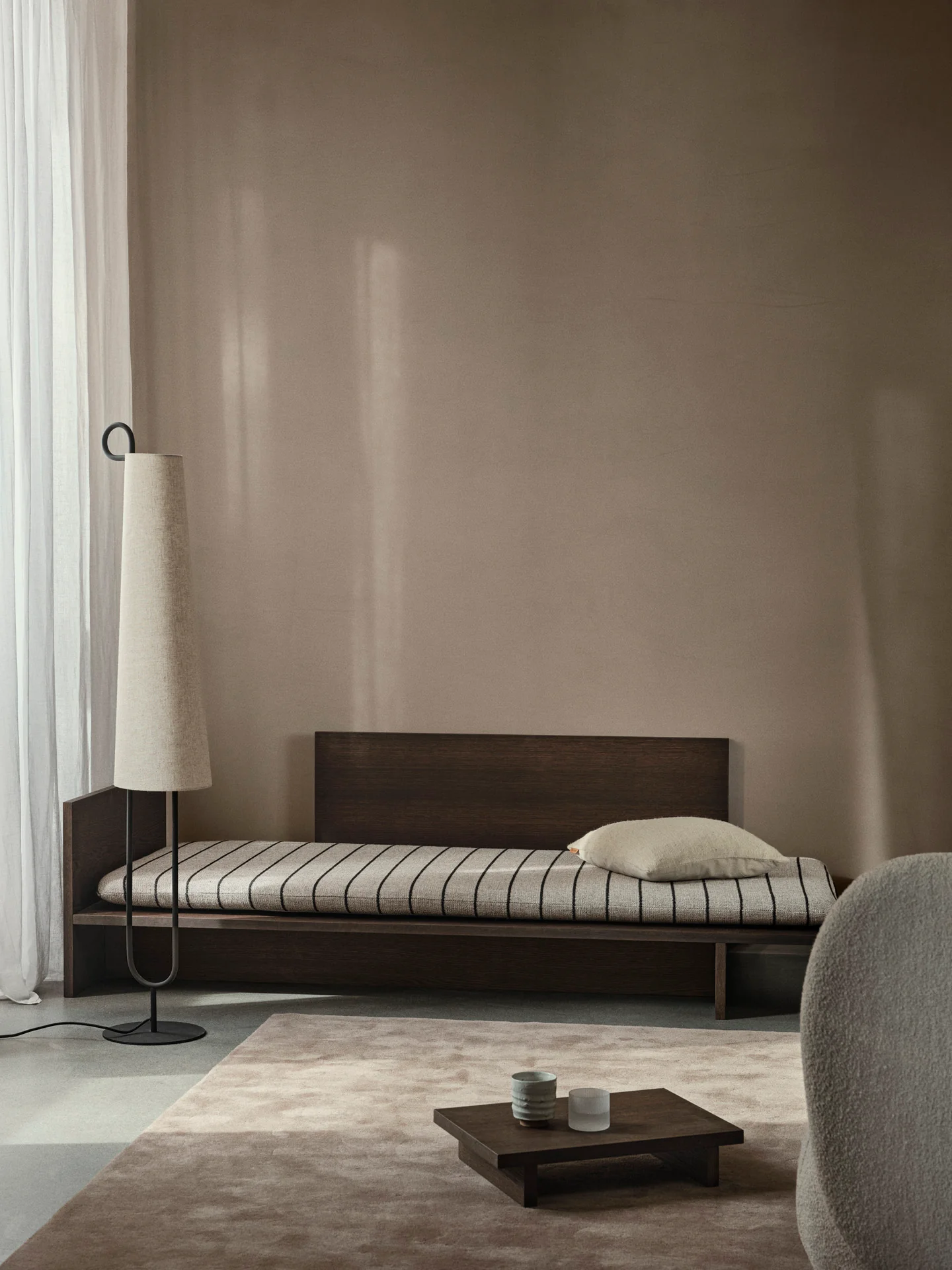 Ancora Floor Lamp - Black/Natural - UL - Image 3