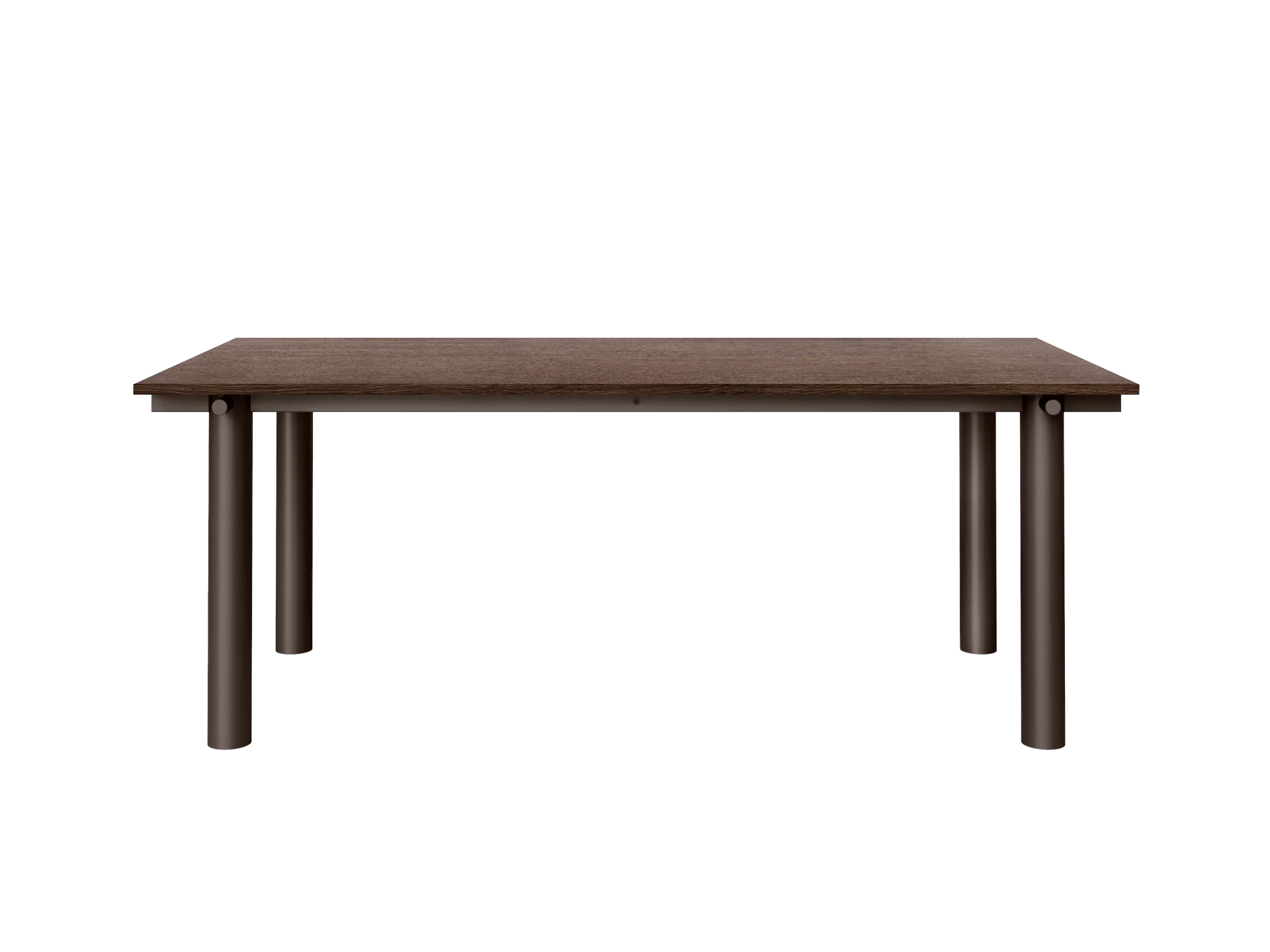 Atura Dining Table - Dark Chocolate/Dark Stained Oak