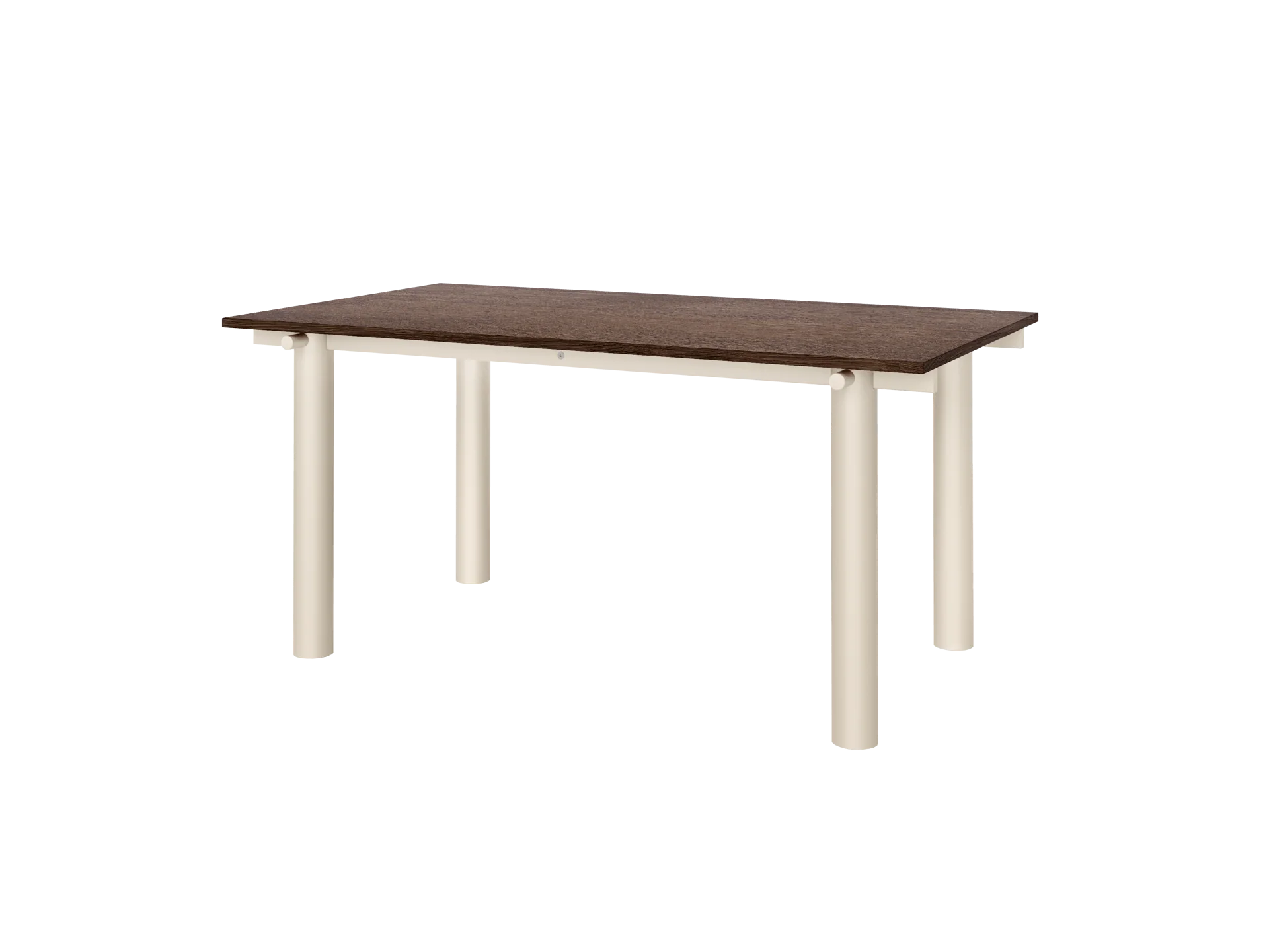 Atura Dining Table - Light Cashmere/Dark Stained Oak - Image 4