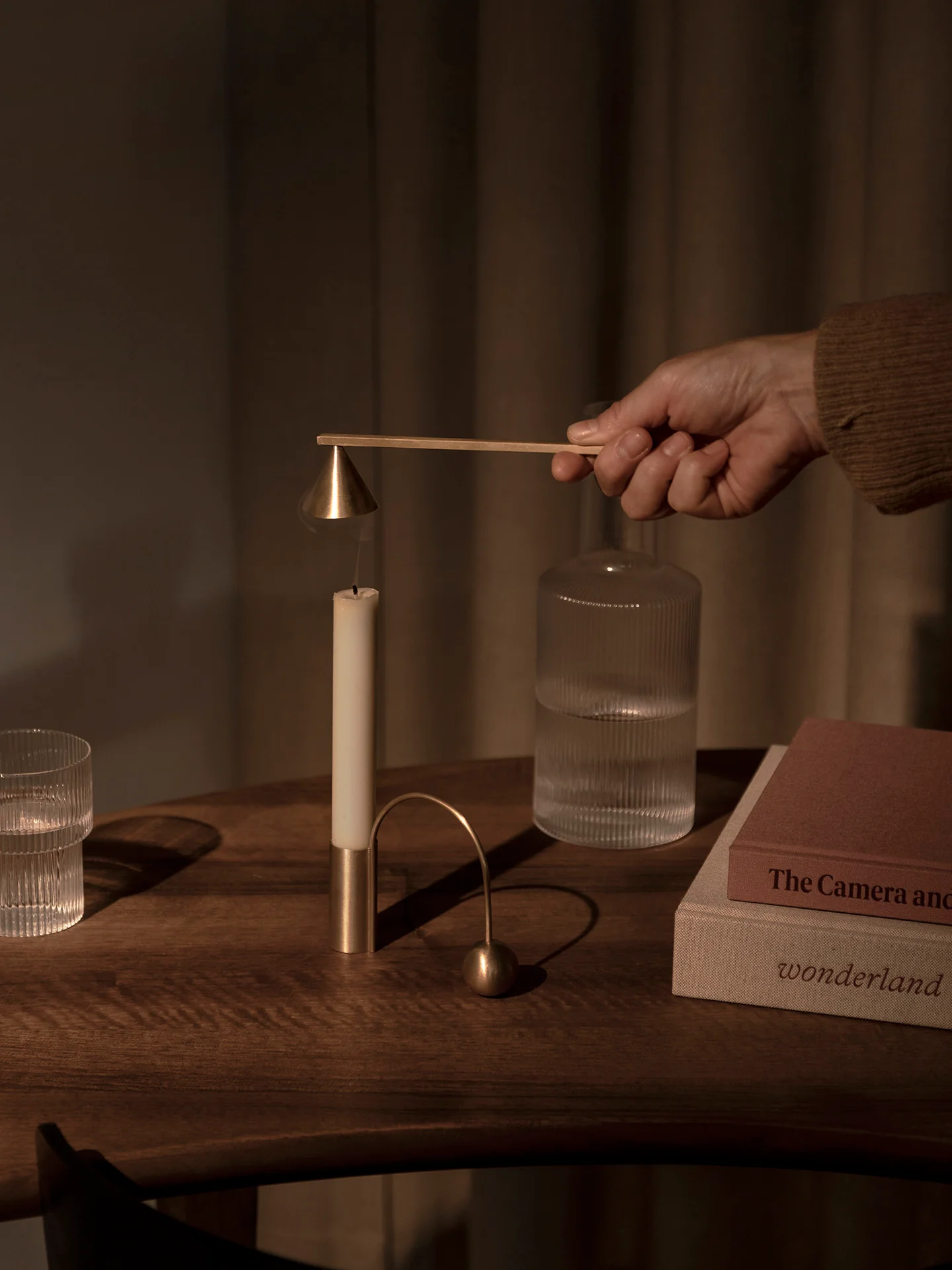 Balance Candle Holder - Brass - Image 2