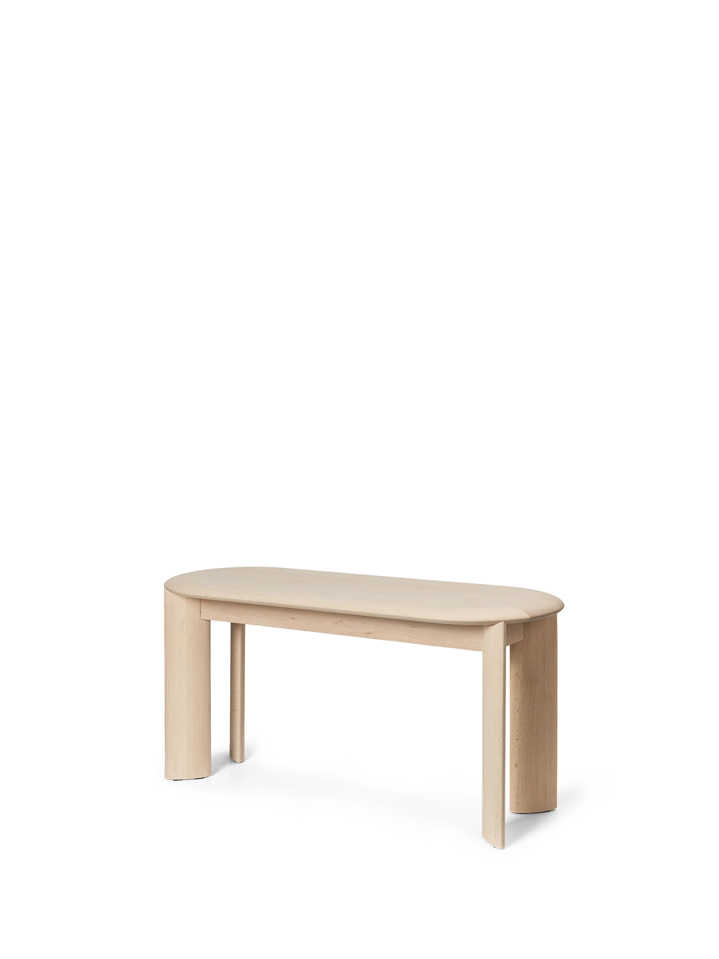 Bevel Bench - White Oiled Beech - Image 3