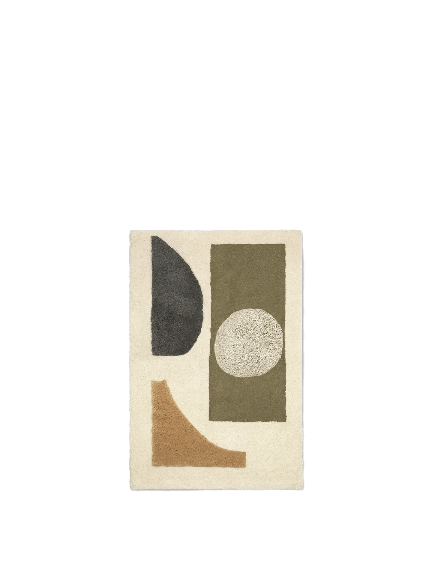 Bloco Tufted Rug - Green/Off-White - Image 4