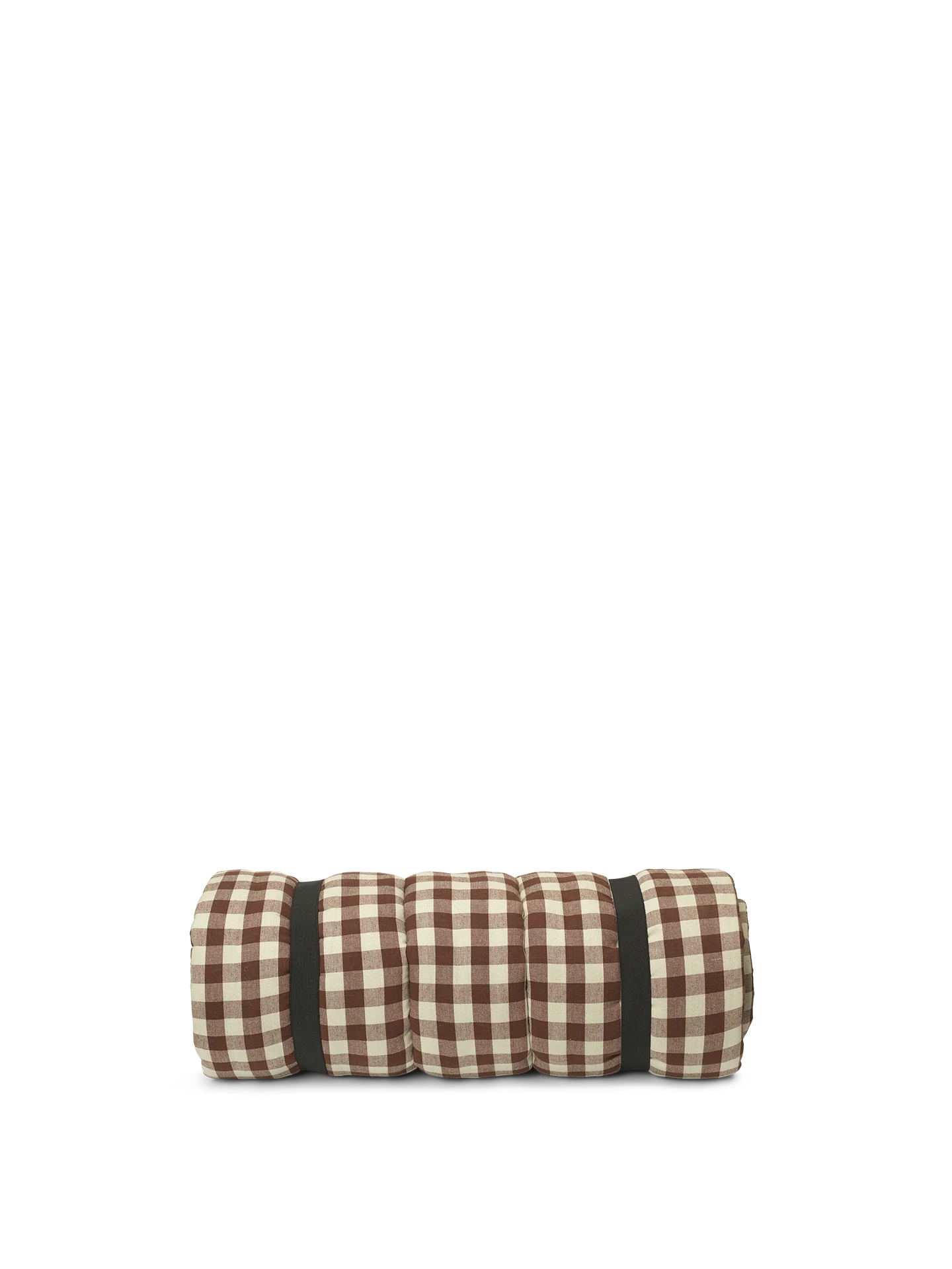 Bothy Check Quilted Mattress - Cinnamon/Grey Green - Image 3