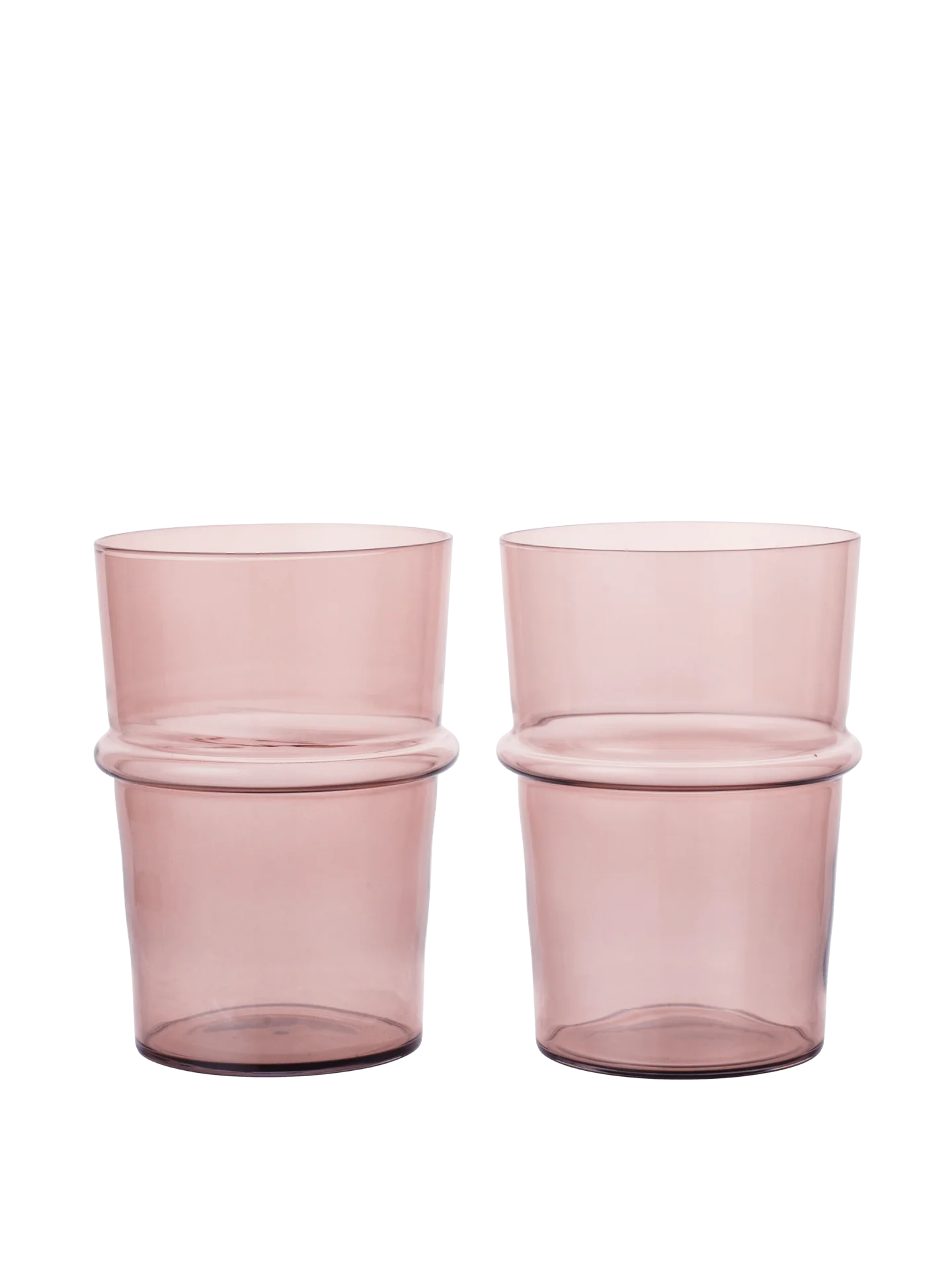 Boya Tall Glasses - Set of 2 - Mauve