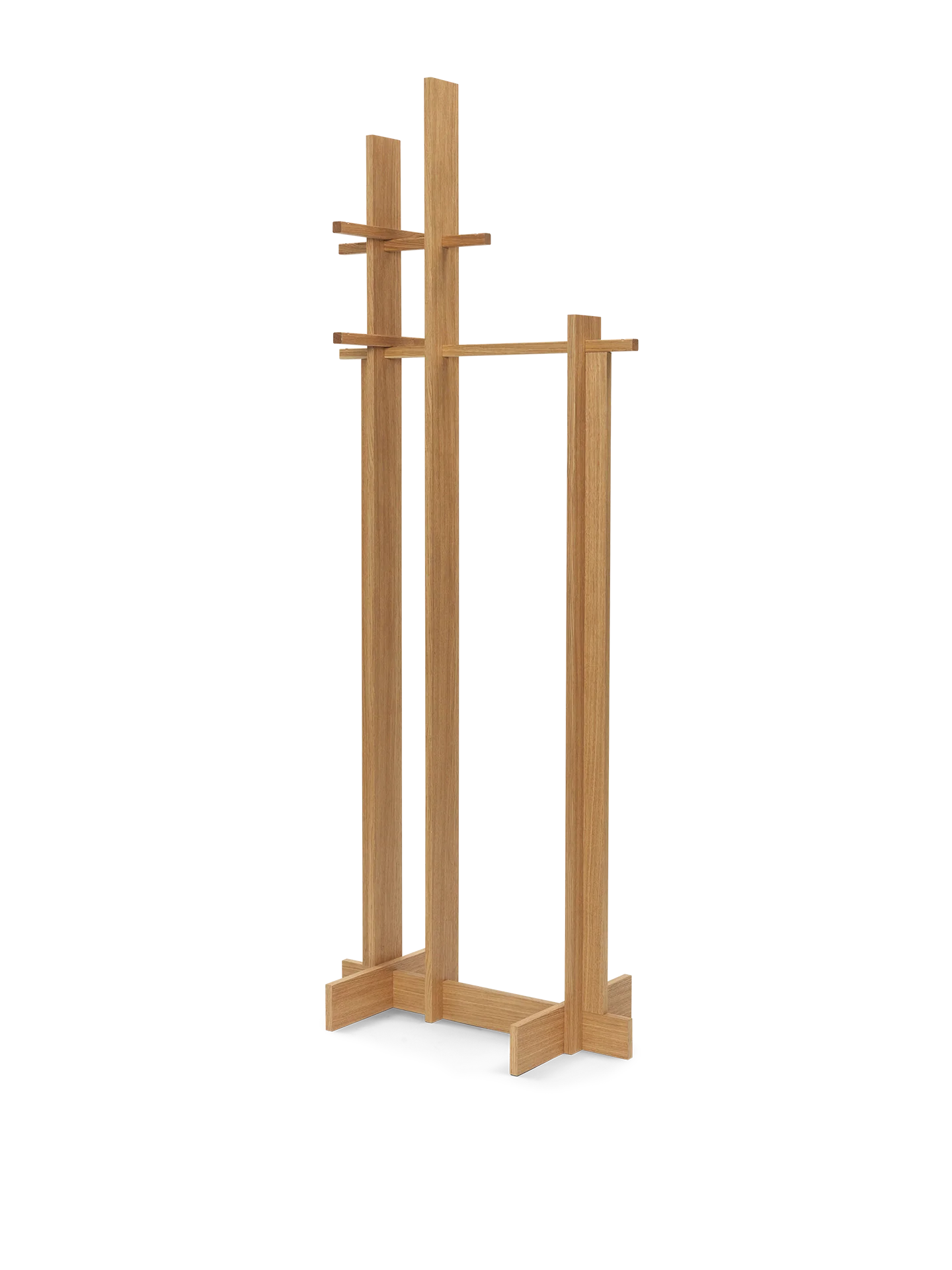 Bridge Clothes Stand - Oiled Oak - Image 3