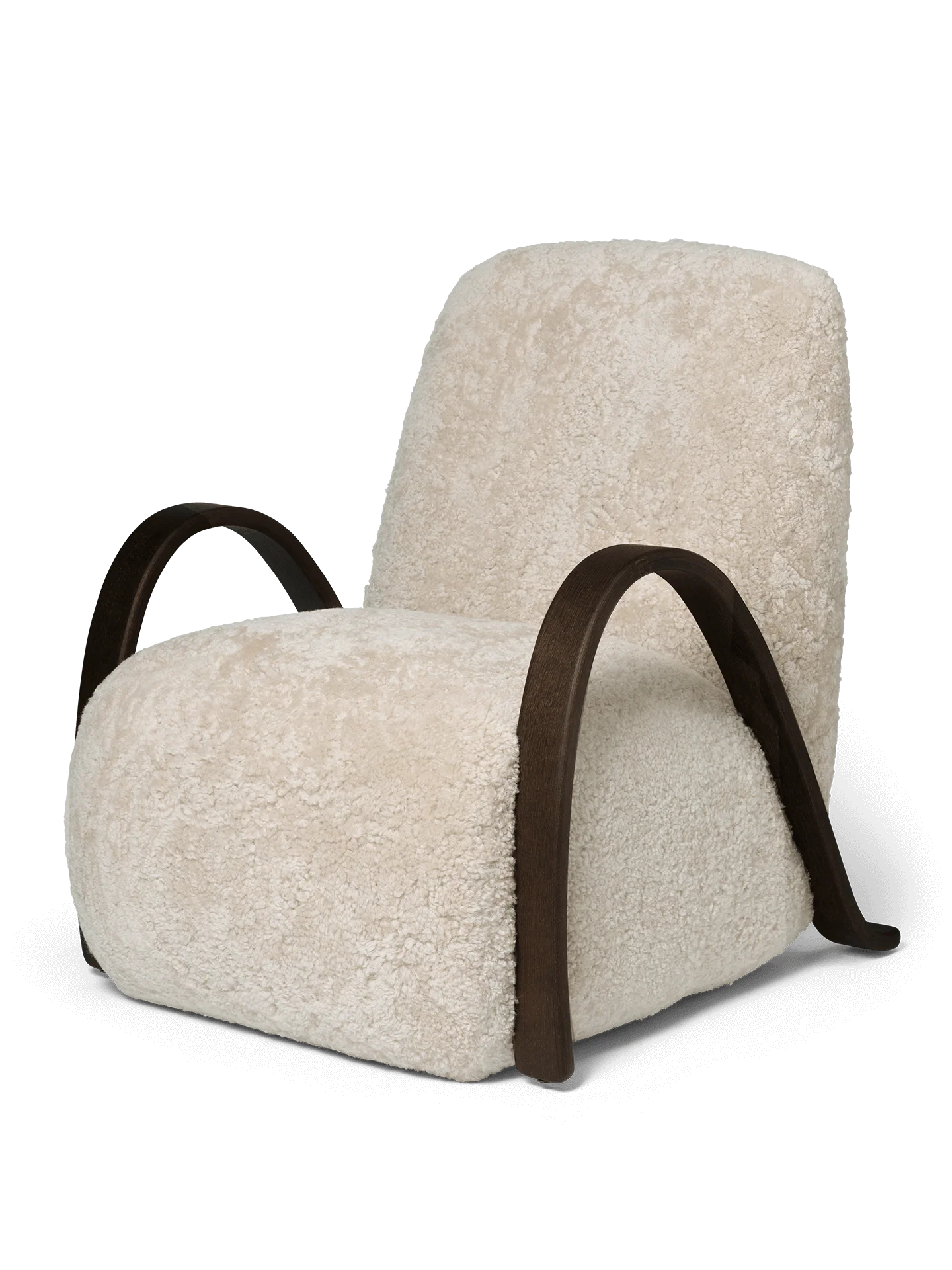 Buur Lounge Chair - Sheepskin - Moonlight - US