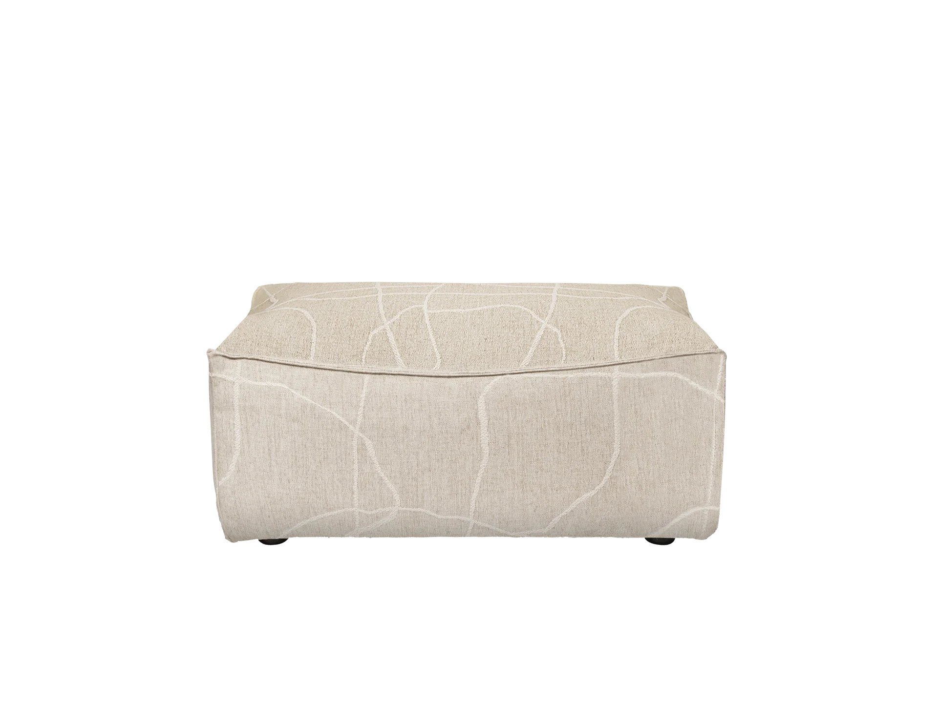 Catena Pouf Rectangular L501 - Can Lis - Sand/Off-White - US