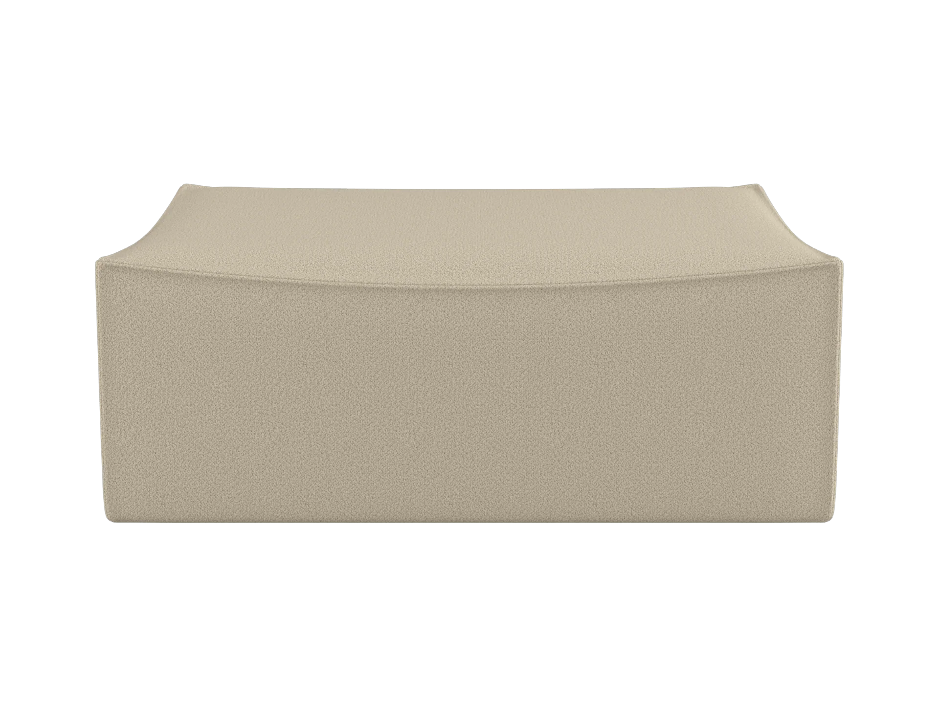 Catena Pouf Rectangular L501 - Grain - Cashmere - US
