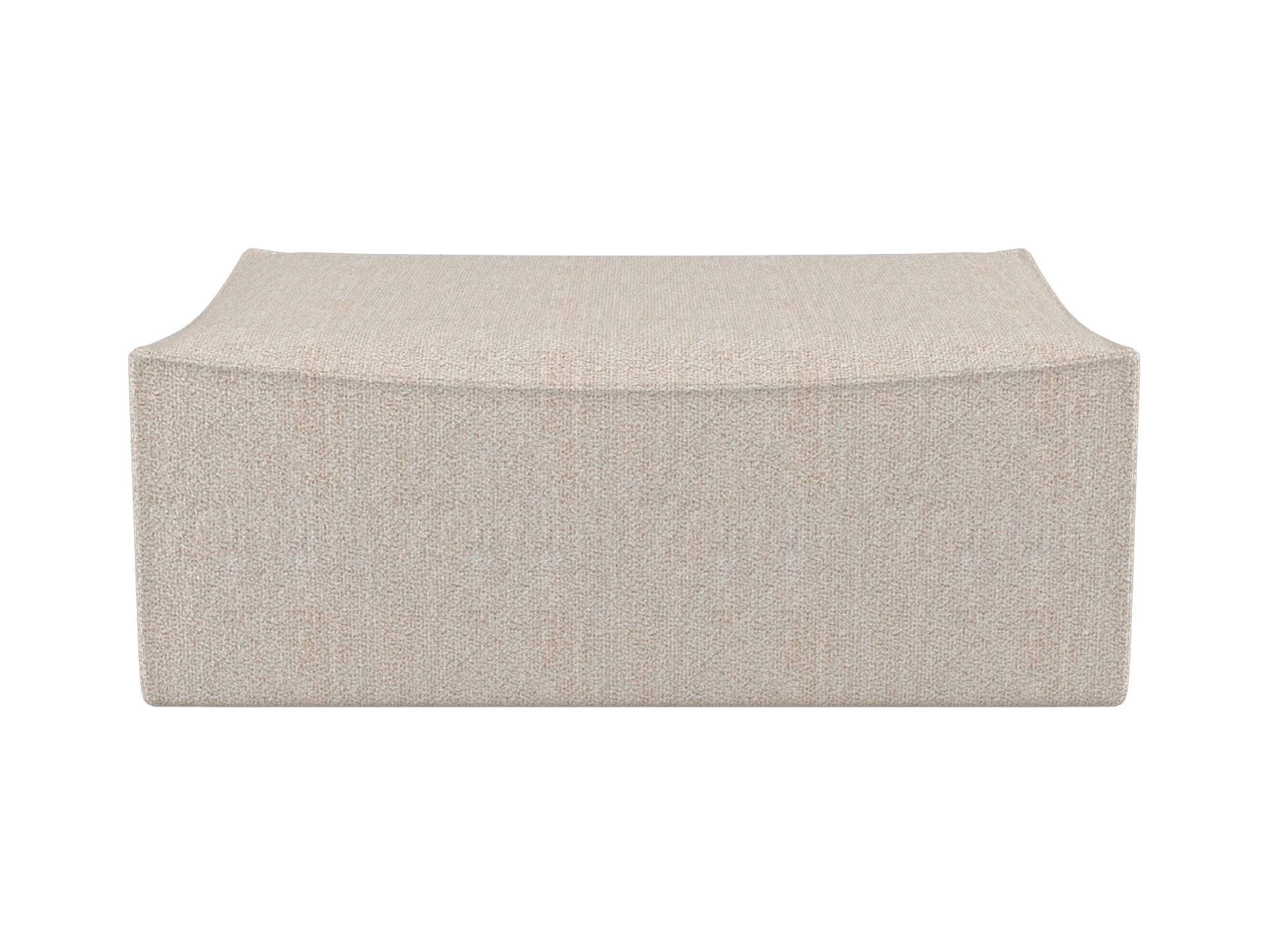 Catena Pouf Rectangular L501 - Soft Bouclé - Natural - US