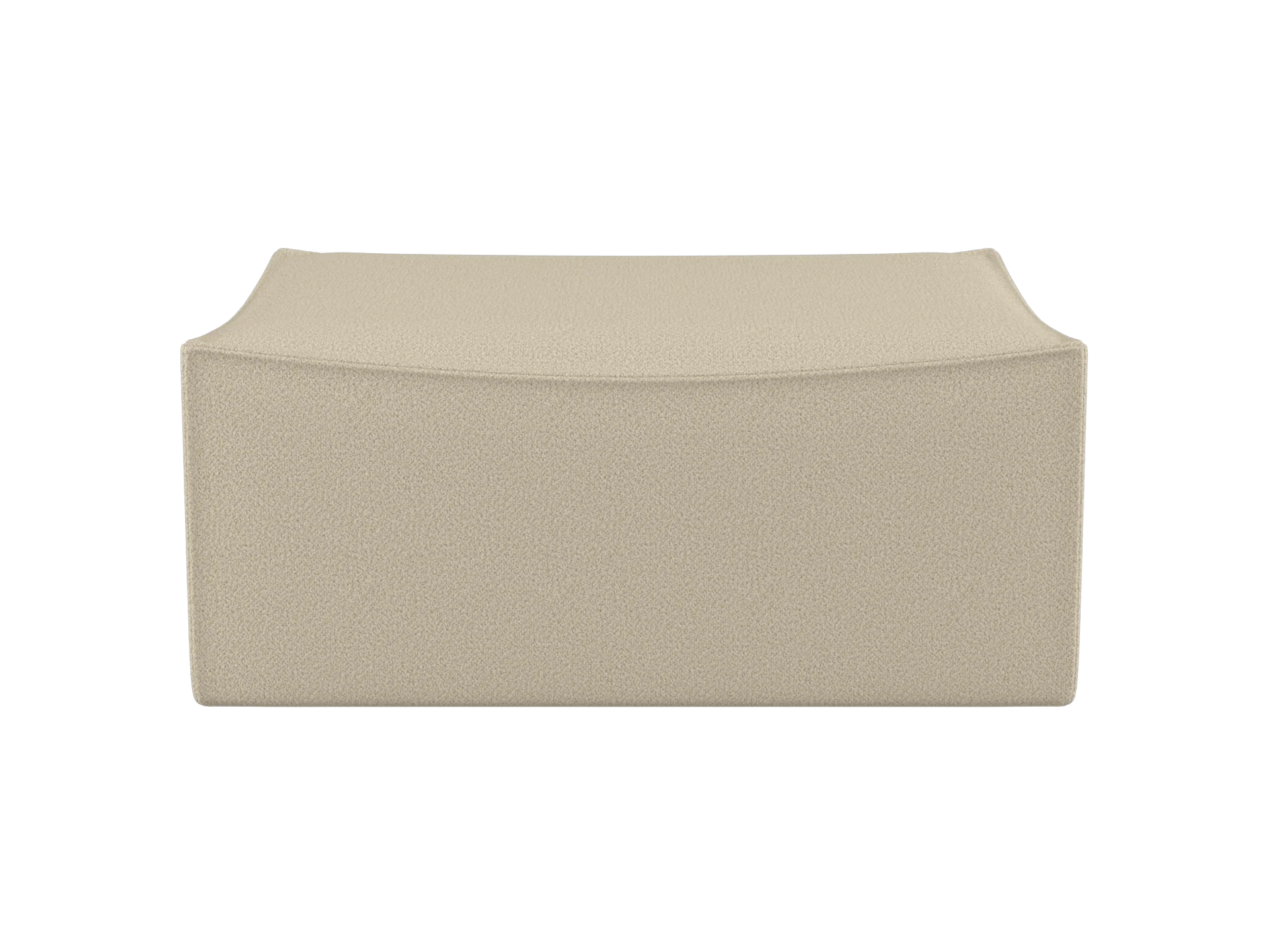 Catena Pouf Rectangular S501 - Grain - Cashmere - US