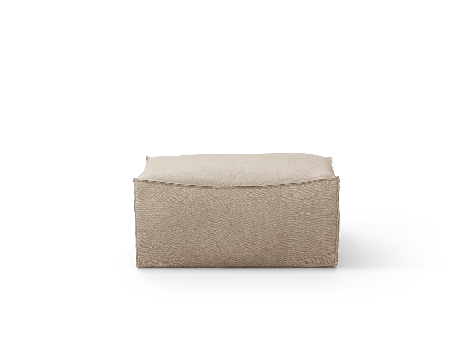 Catena Pouf Rectangular S501 - Rich Linen - Natural - US