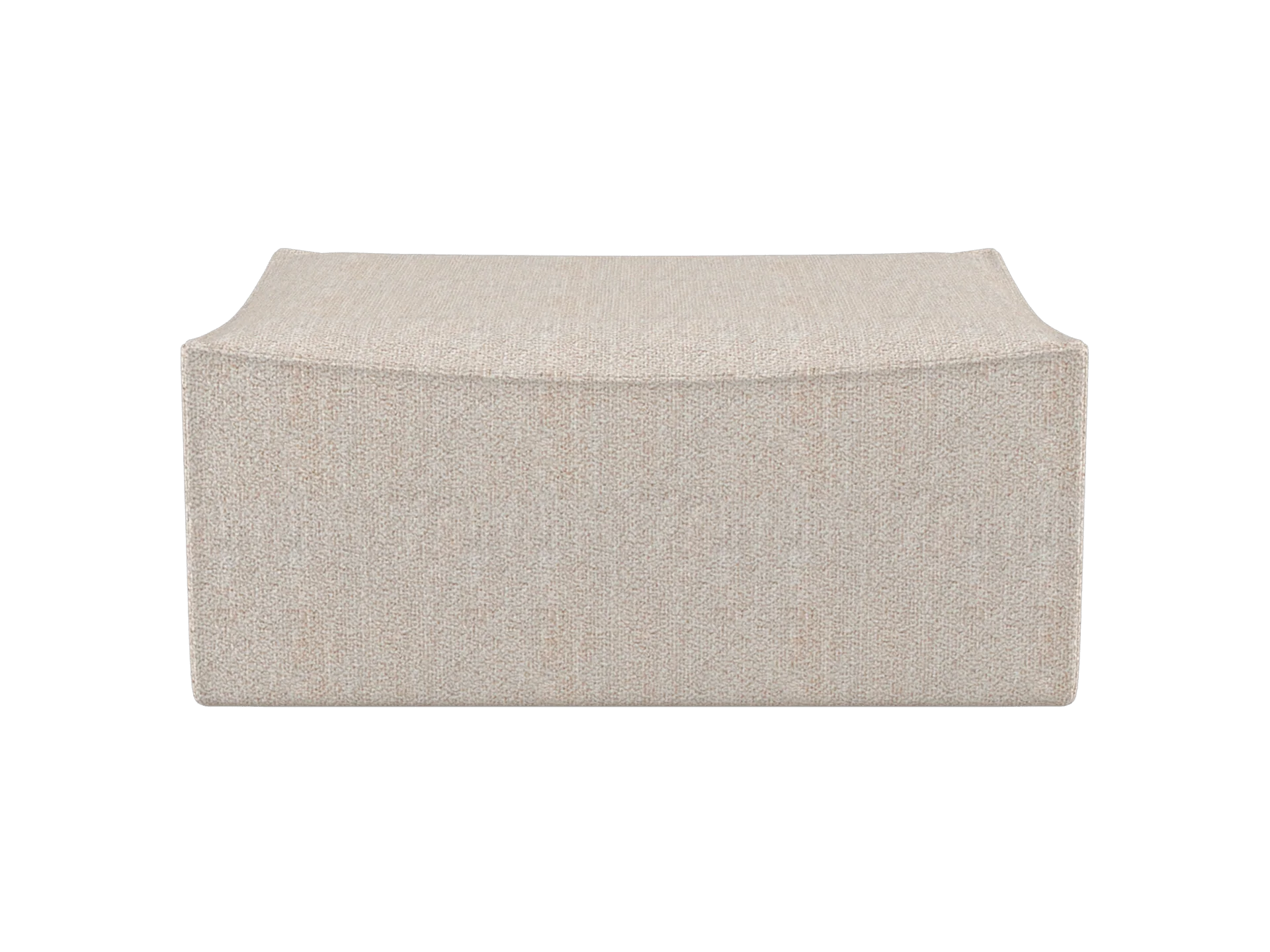 Catena Pouf Rectangular S501 - Soft Bouclé - Natural - US