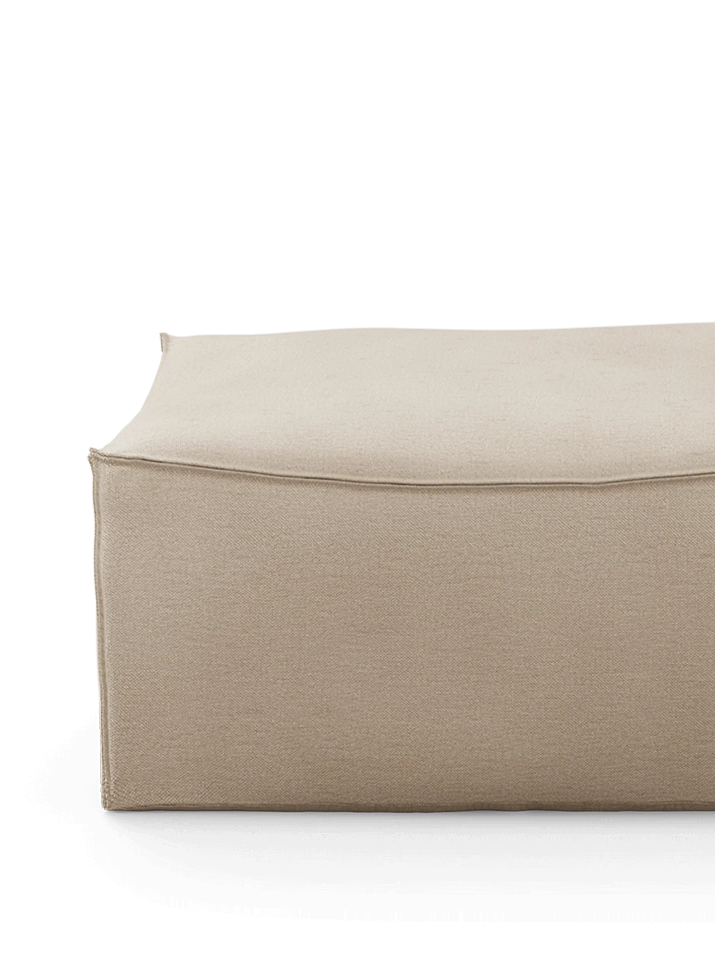Catena Pouf Square S500 - Rich Linen - Natural - US - Image 2