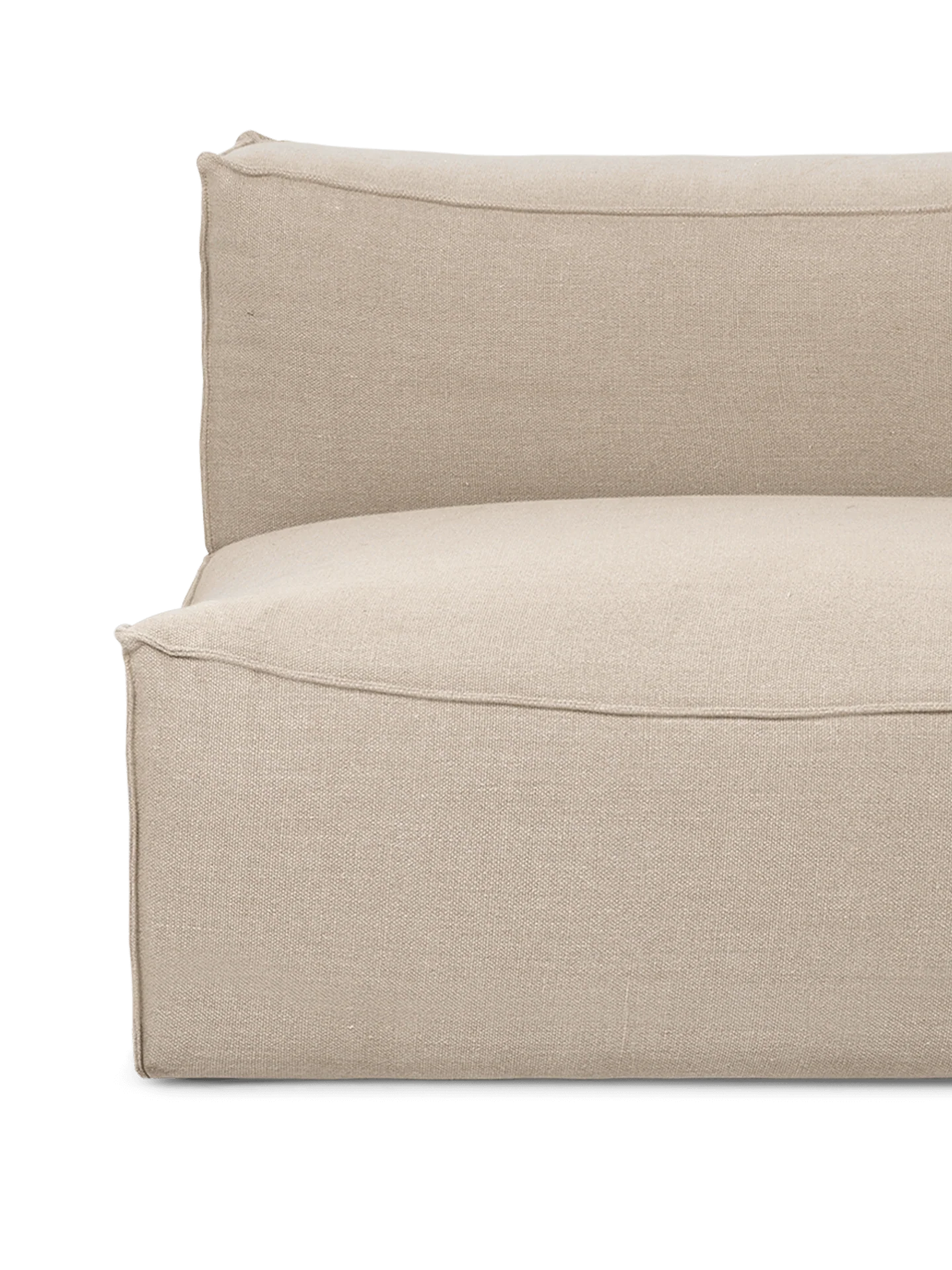 Catena Sofa Center L100 - Rich Linen - Natural - US - Image 3