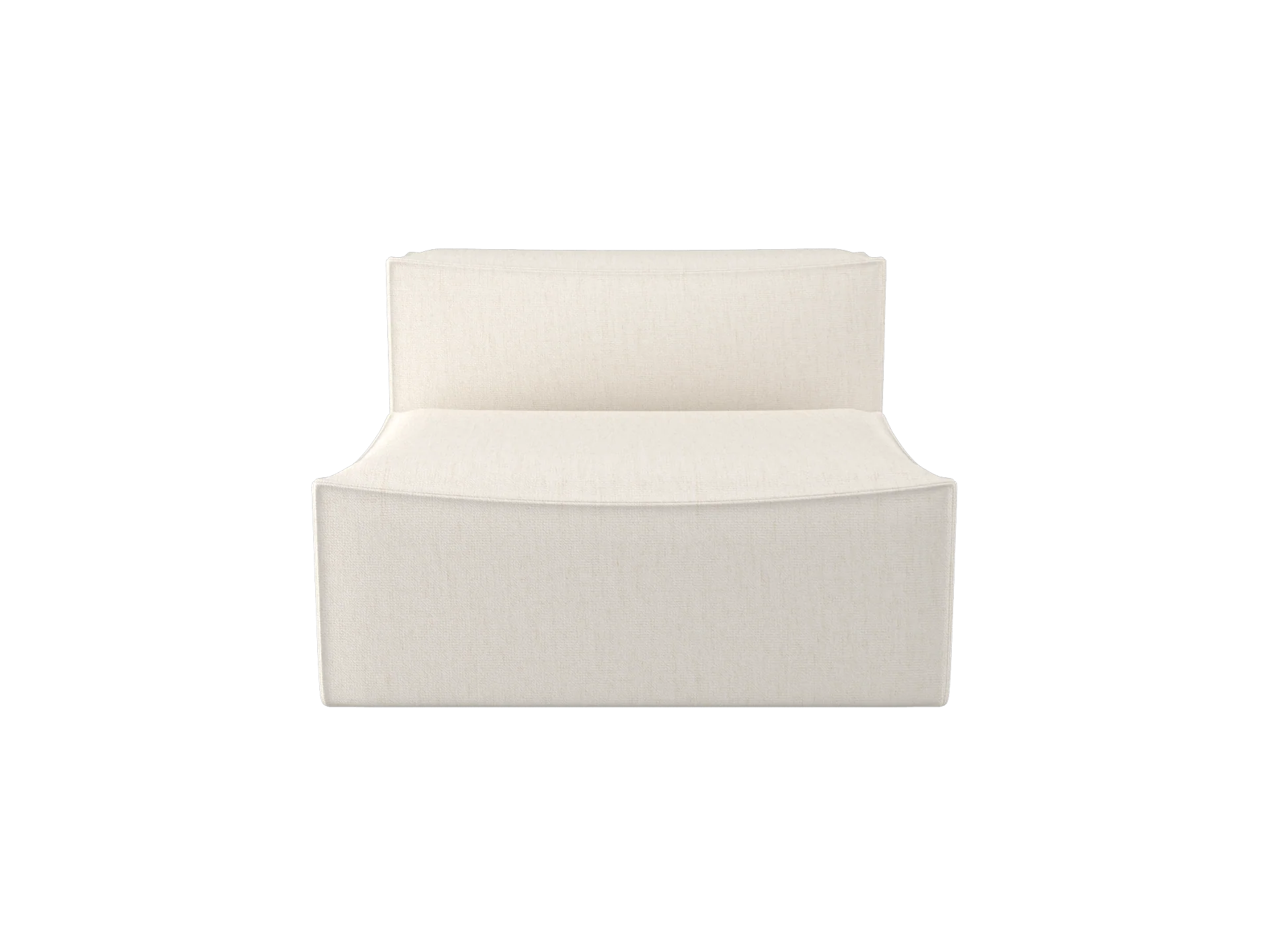 Catena Sofa Center L100 - Bouclé - Off-White - US