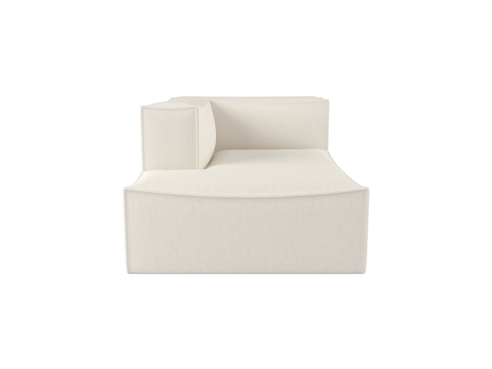 Catena Sofa Chaise Longue Left L600 - Bouclé - Off-White - US