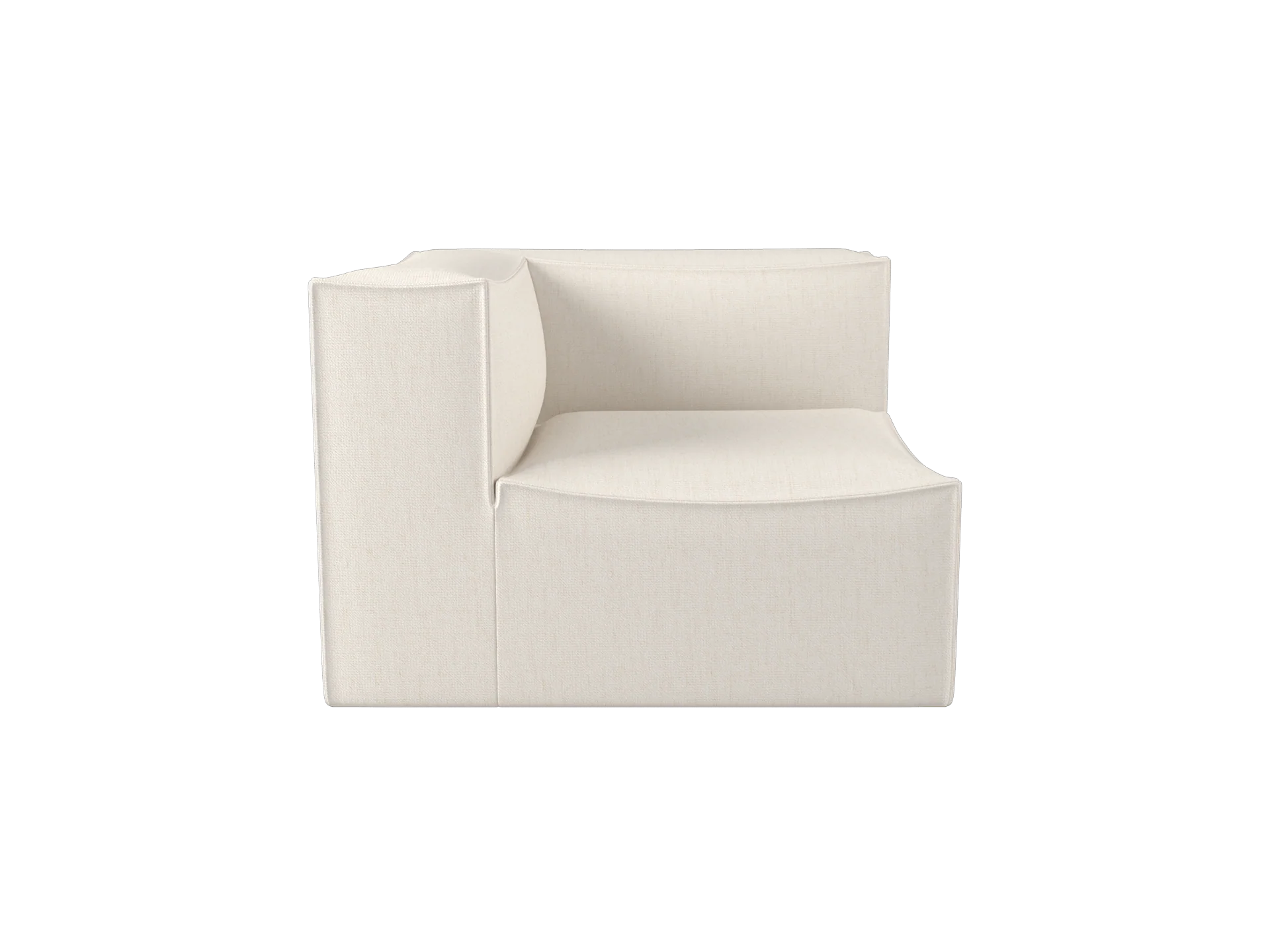 Catena Sofa Connect Corner L200 - Bouclé - Off-White - US