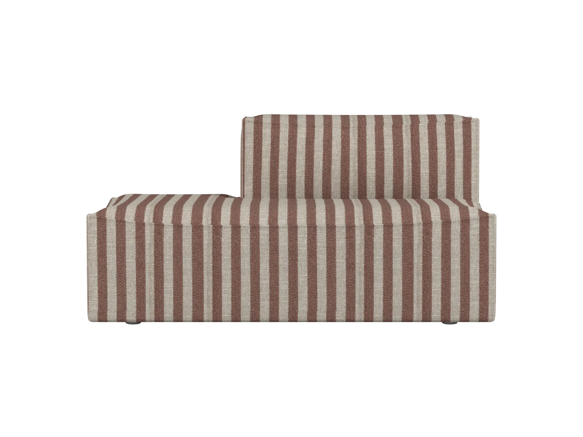Catena Sofa Open End Left S300 - Louisiana - Sand/Chocolate - US