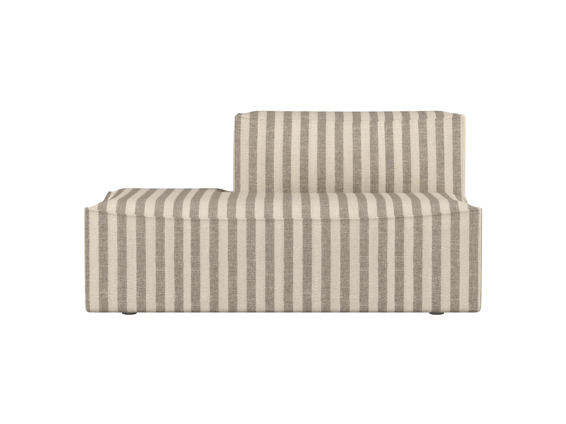 Catena Sofa Open End Left S300 - Louisiana - Sand/Off-White - US