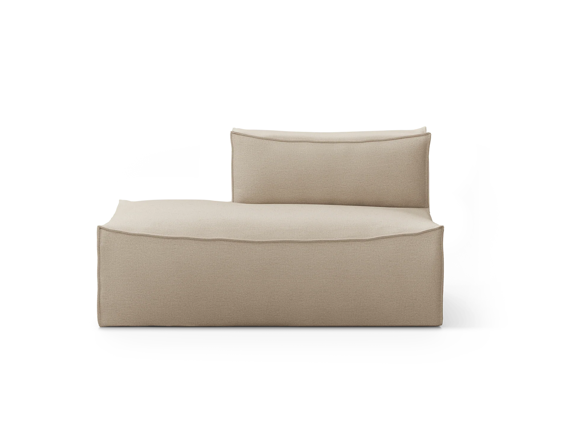 Catena Sofa Open End Left S300 - Rich Linen - Natural - US