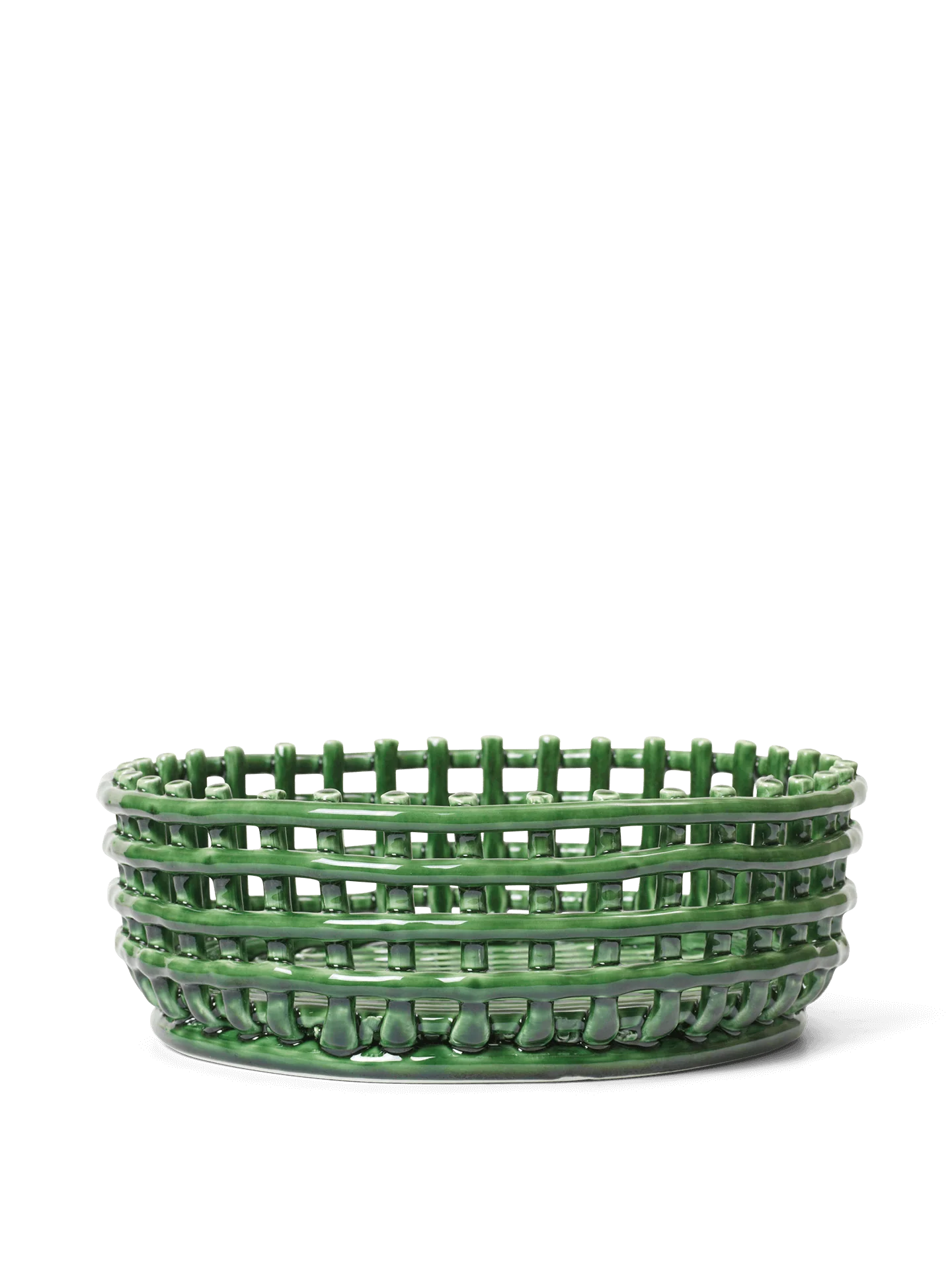 Ceramic Centrepiece - Emerald Green