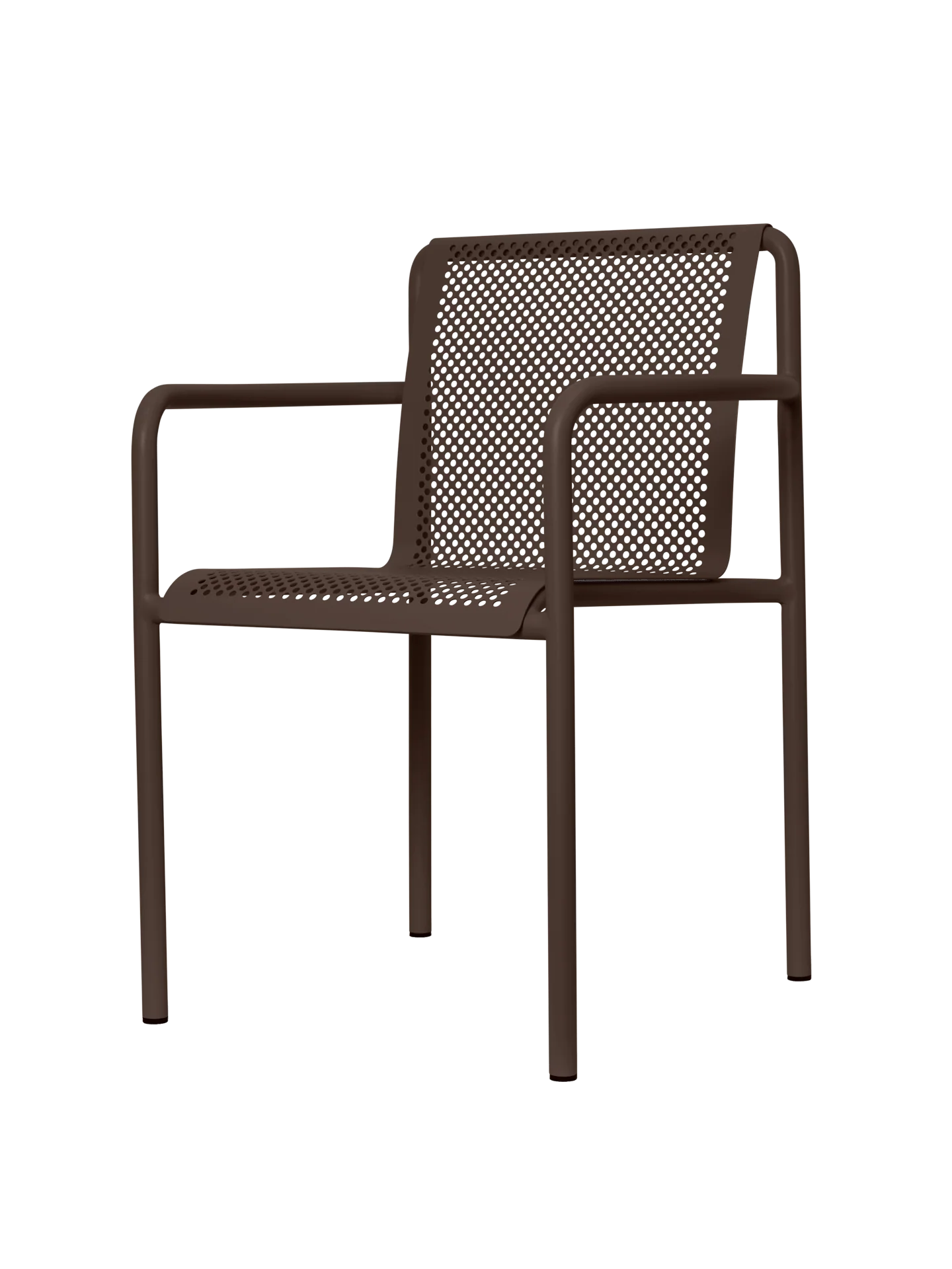 Dapple Chair with Arms - Dark Chocolate