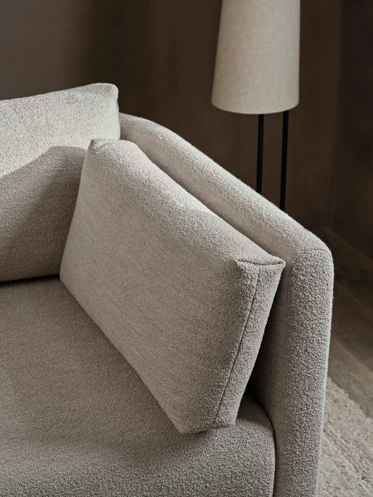 Dase Cushion - Soft Bouclé - Natural - Image 3