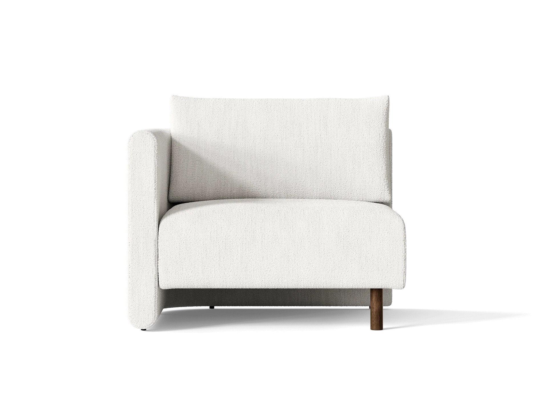 Dase Sofa Armrest Left - Bouclé - Off-white - US - Image 2