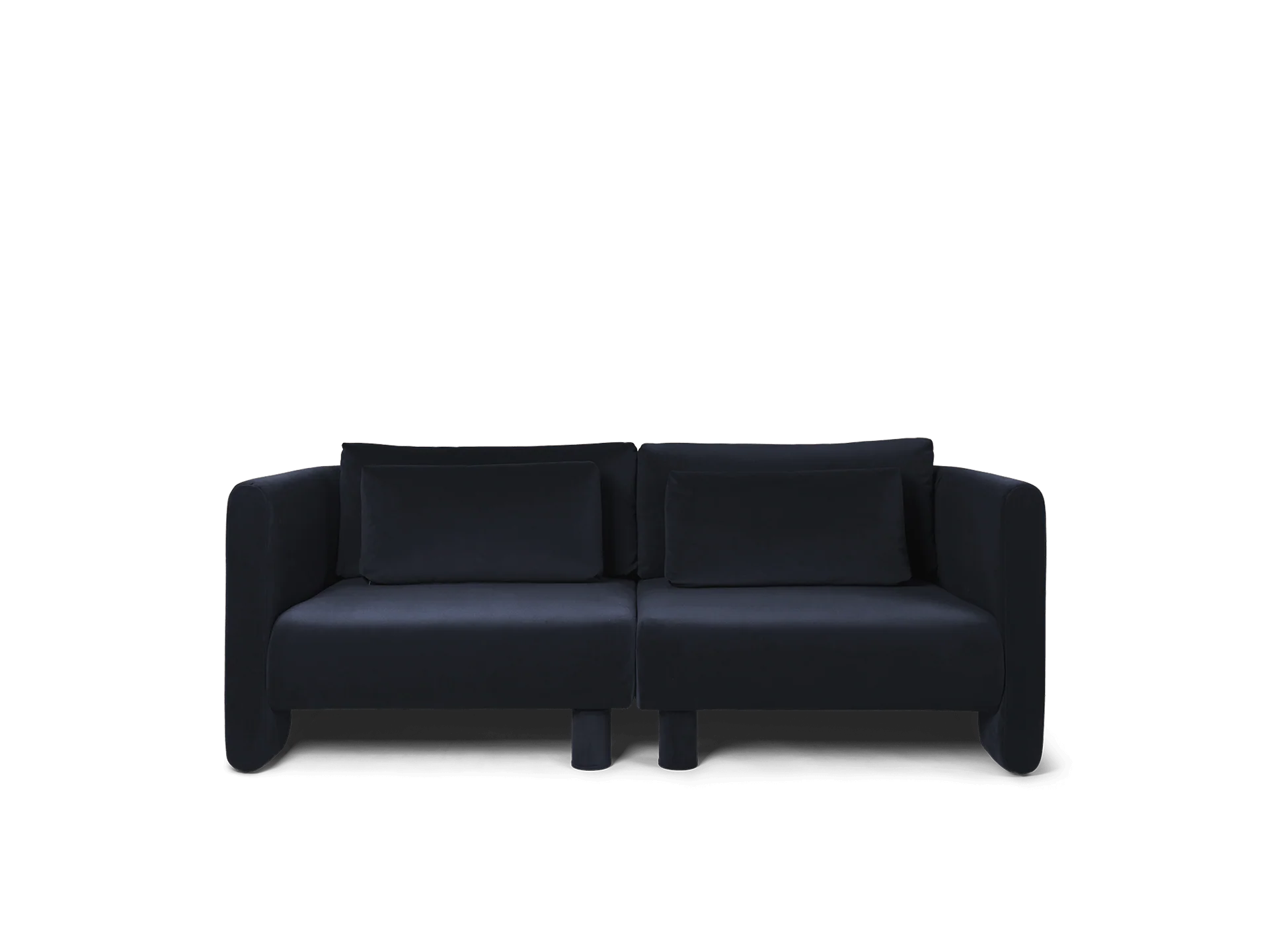 Dase Sofa Armrest Right - Rich Velvet - Navy - US - Image 3