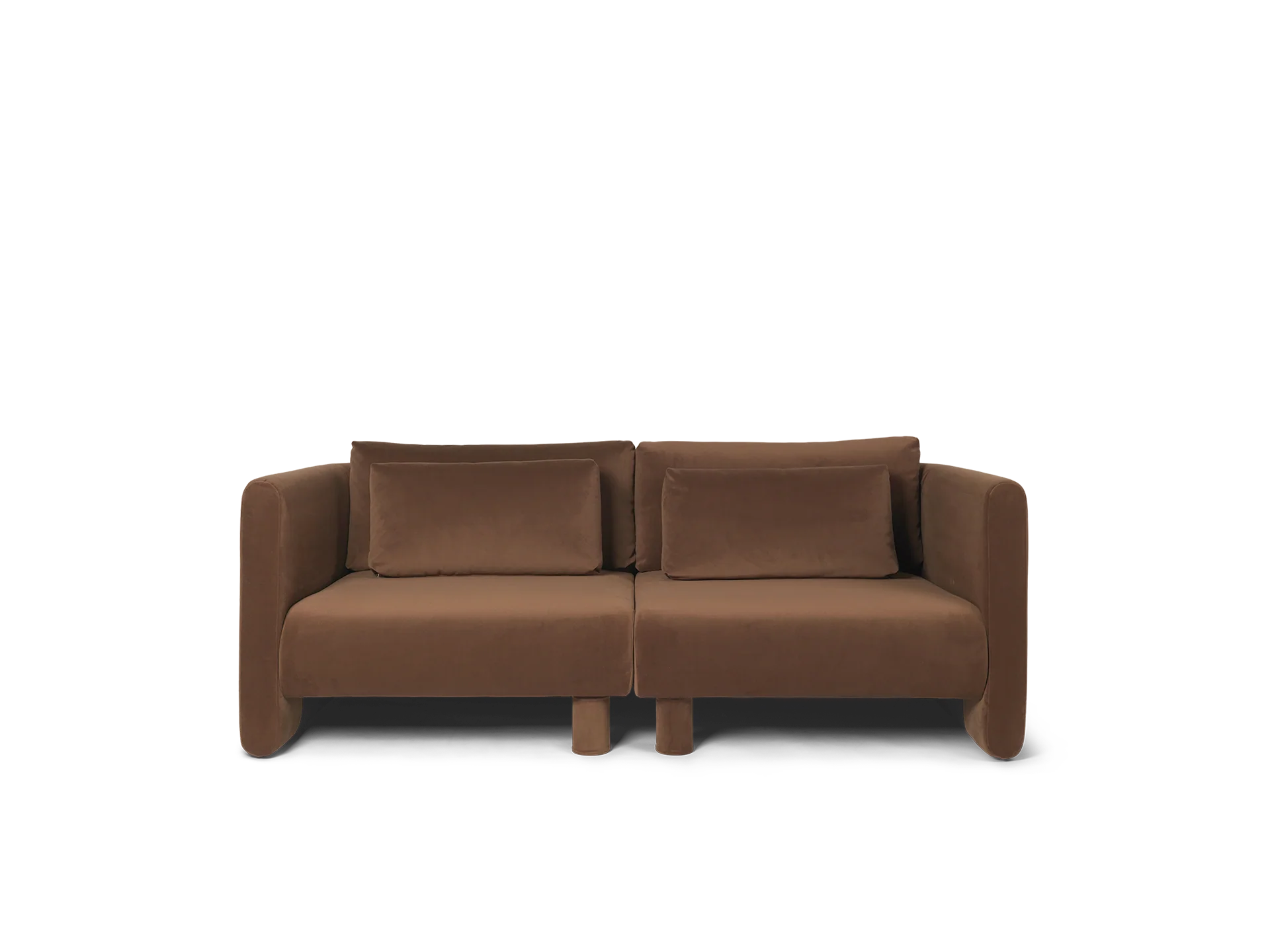 Dase Sofa Armrest Right - Rich Velvet - Soft Brown - US - Image 4