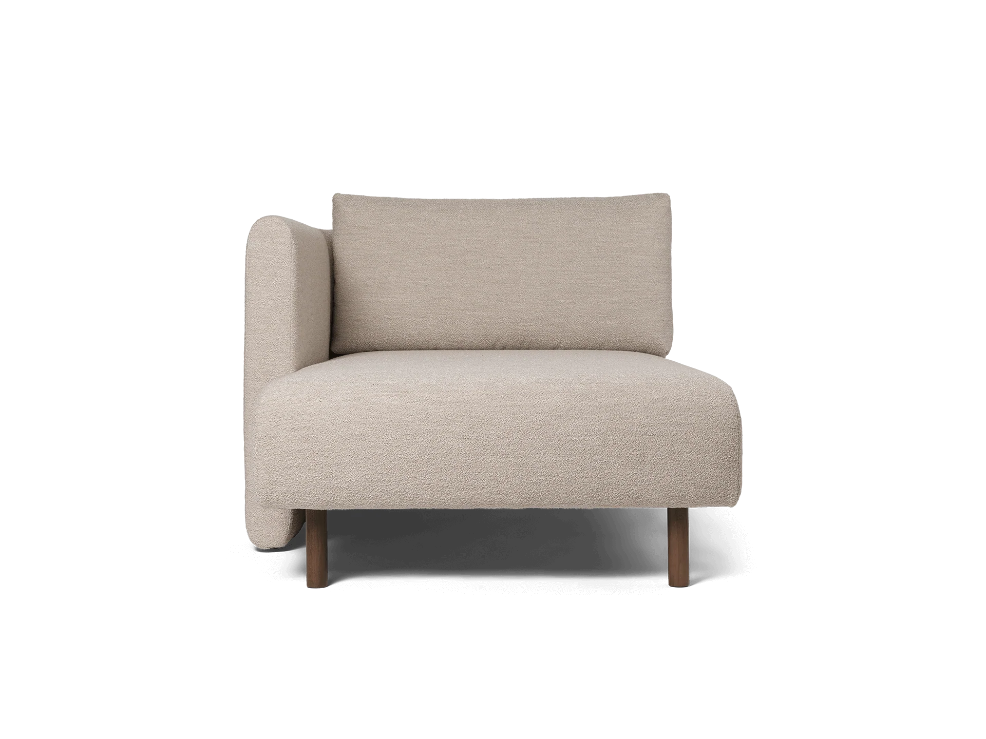 Dase Sofa Chaise Longue Left - Soft Bouclé - Natural - US - Image 3