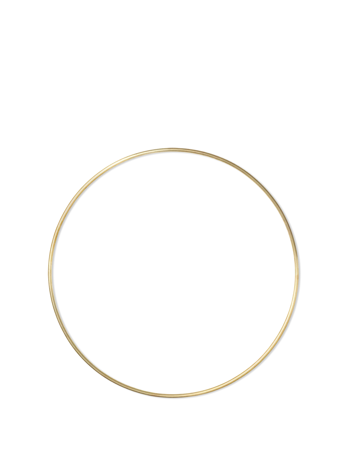 Deco Frame Ring - Ø65 - Brass