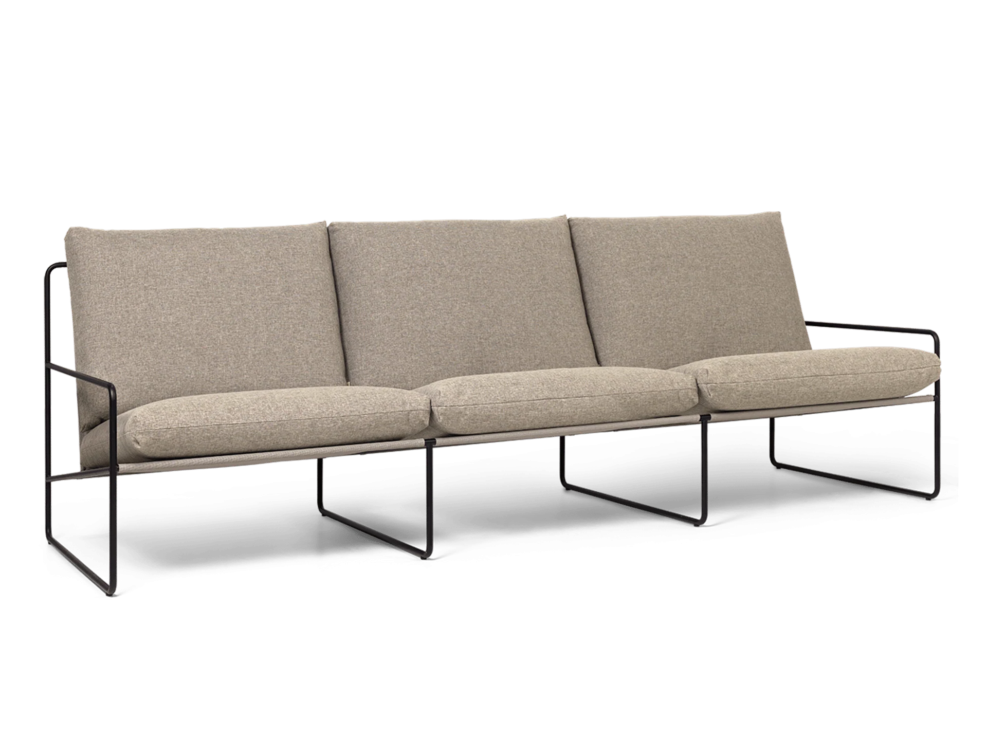 Desert 3-seater - Black - Dolce - Dark Sand - Image 4