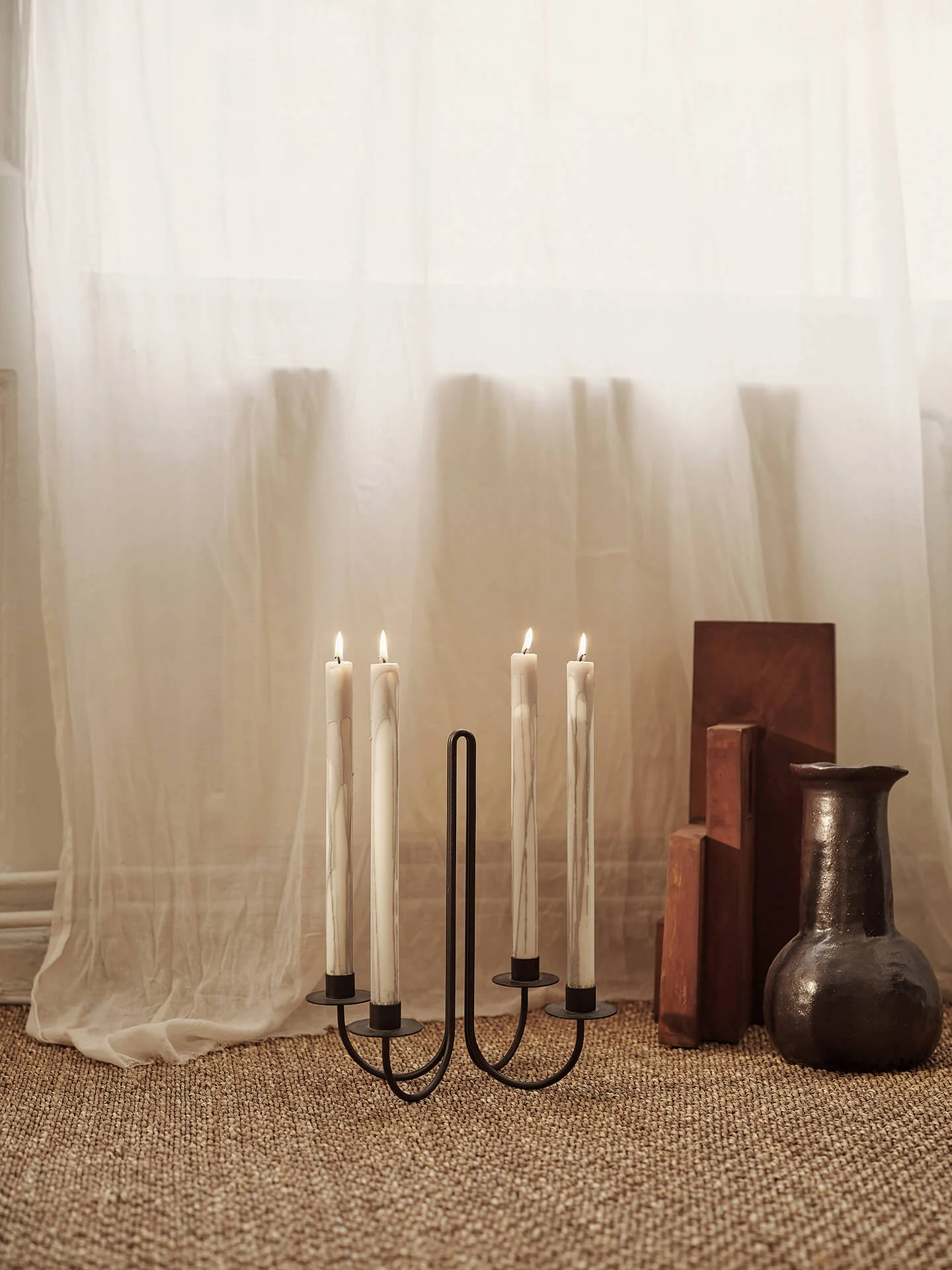 Dryp Candles - Set of 2 - Warm Grey - Image 3