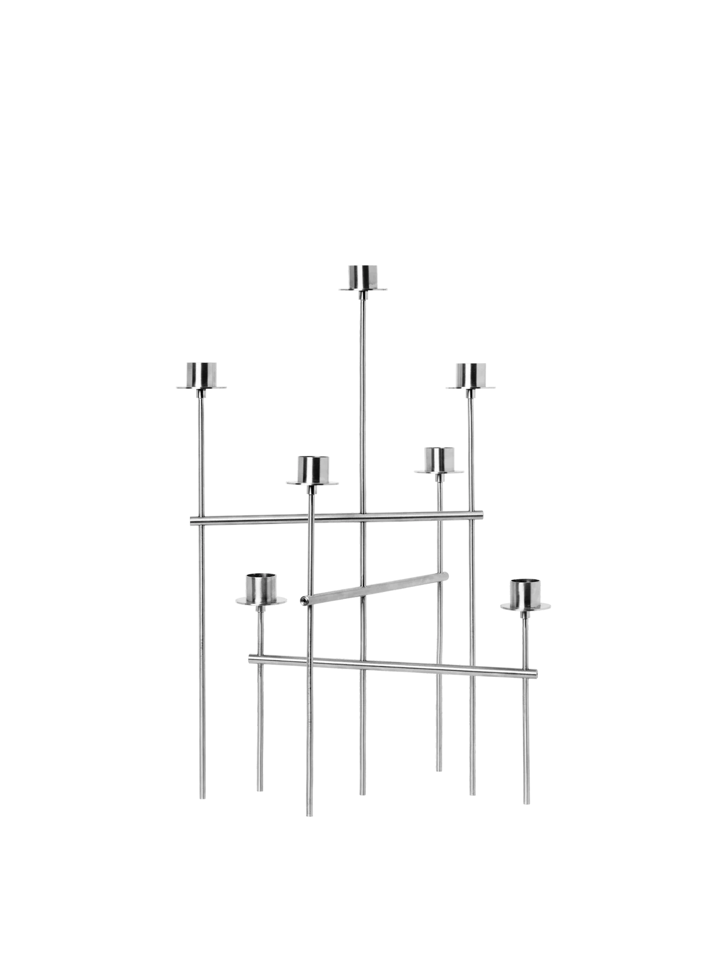 Elysia Candelabra - Brushed Stainless Steel - Image 2