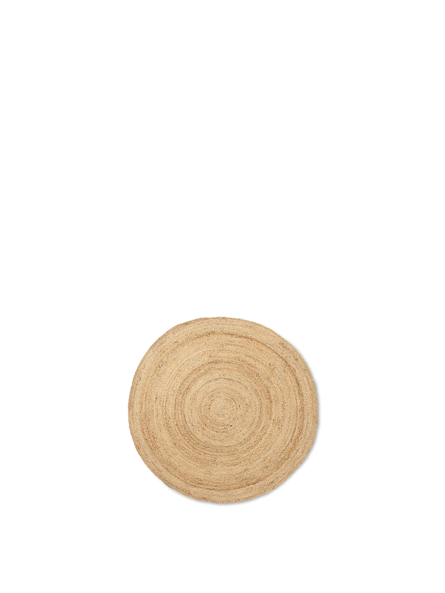 Eternal Round Jute Rug - Natural