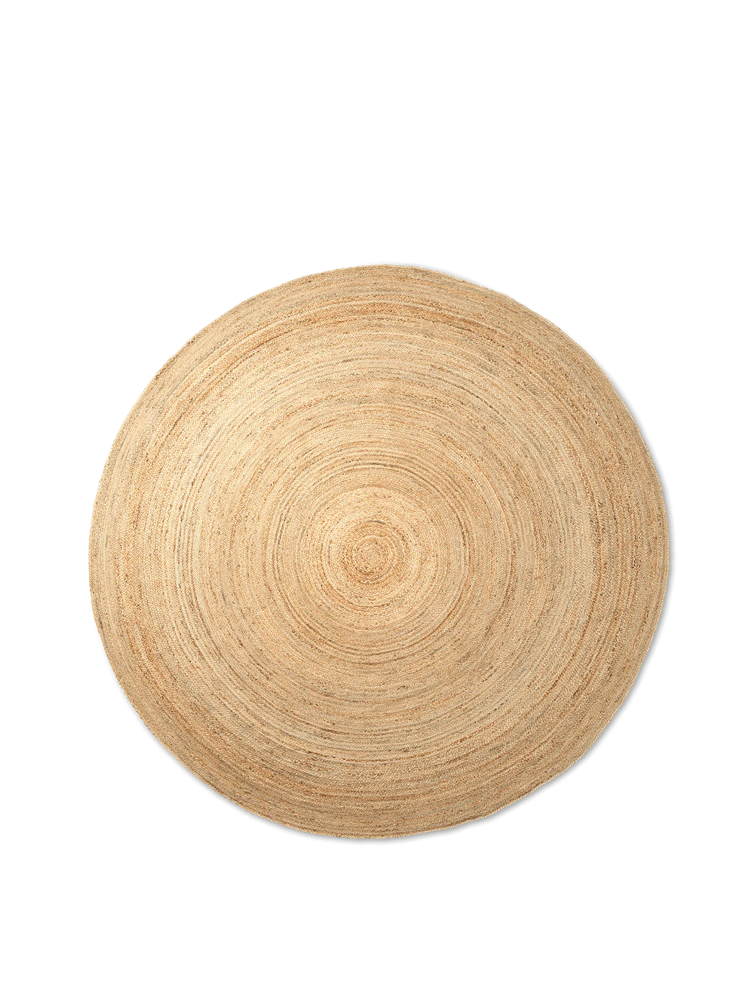 Eternal Round Jute Rug - Natural - Image 2
