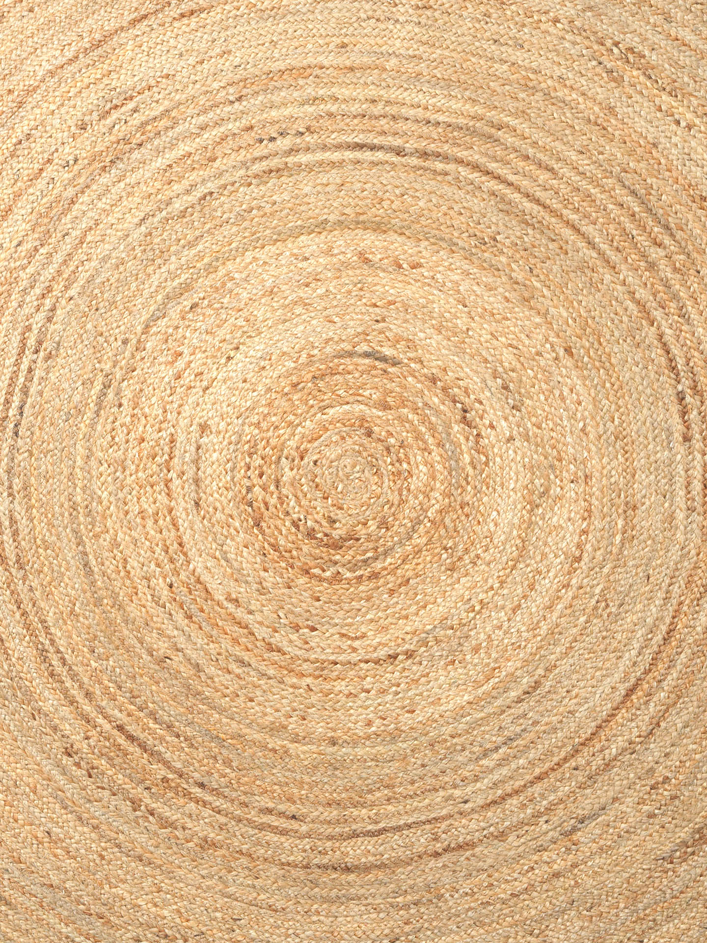 Eternal Round Jute Rug - Natural - Image 4