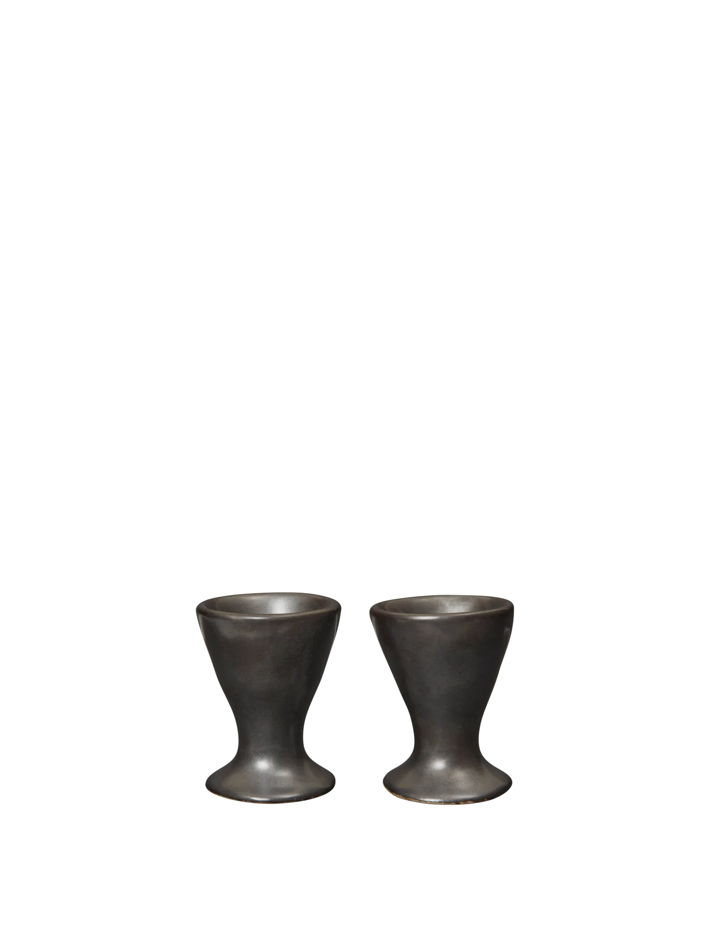 Flow Egg Cups - Set of 2 - Black