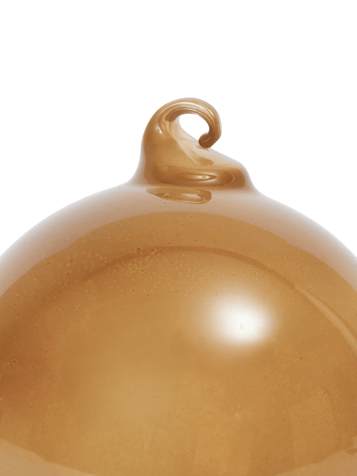 Glass Baubles - Large - Set of 3 - Roseate Opaque - Image 2