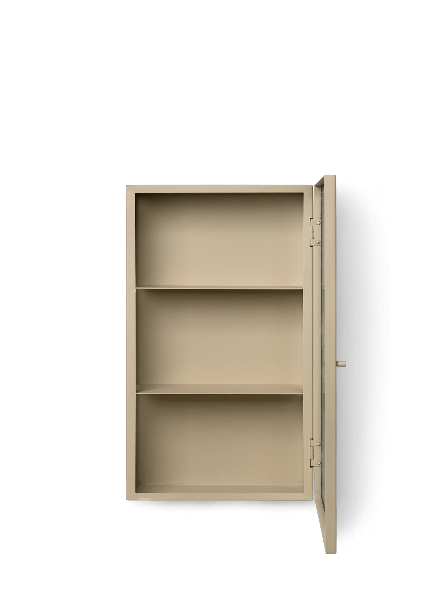 Haze Wall Cabinet - Reeded Glass - Cashmere - Image 5