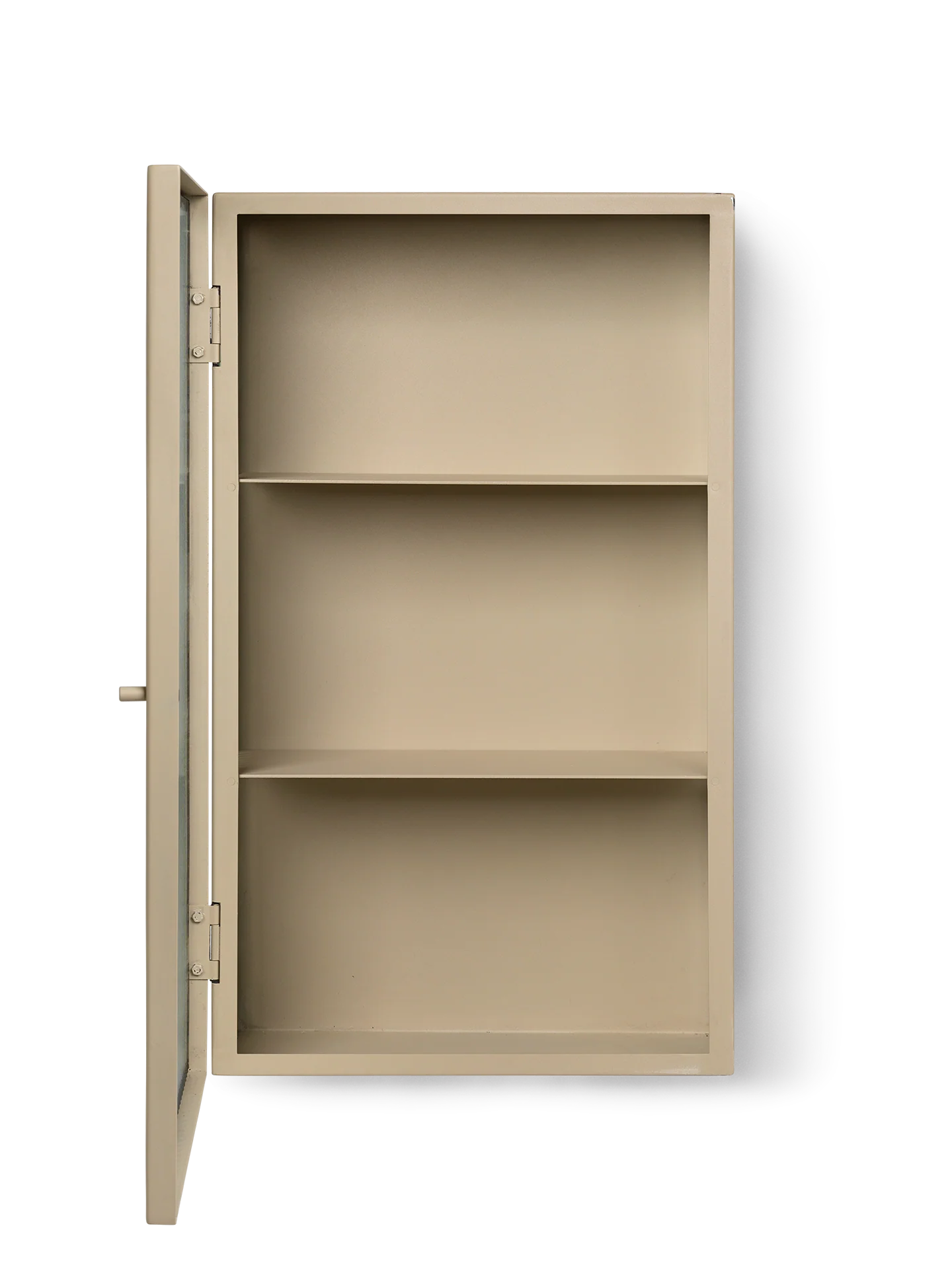Haze Wall Cabinet - Reeded Glass - Cashmere - Image 7