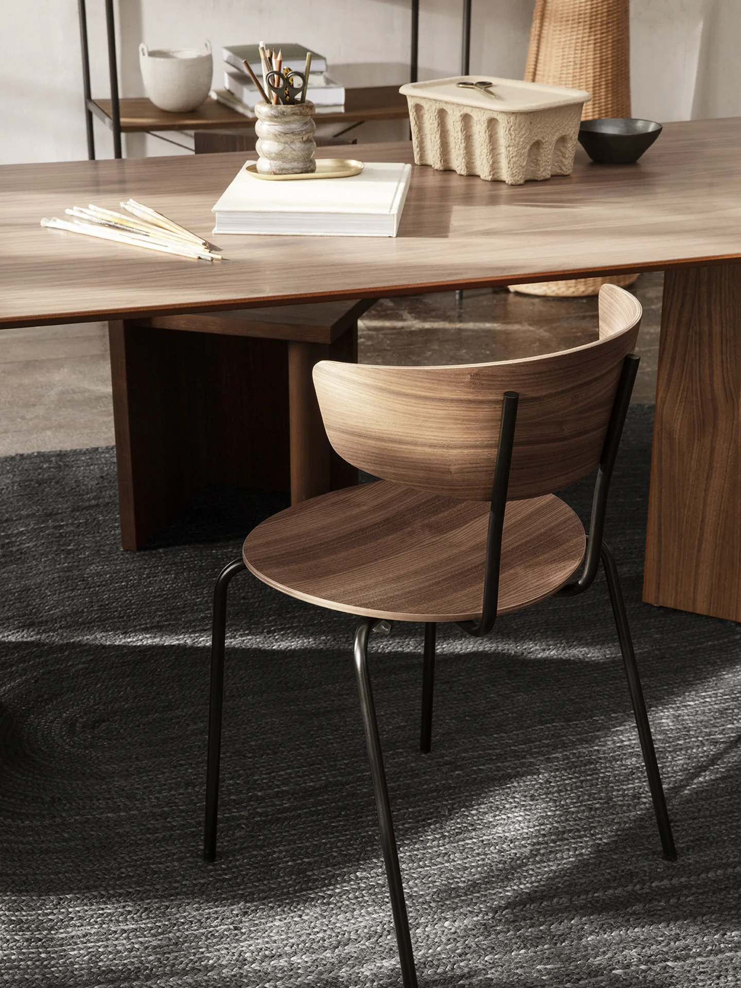Herman Dining Chair - Walnut - Image 2