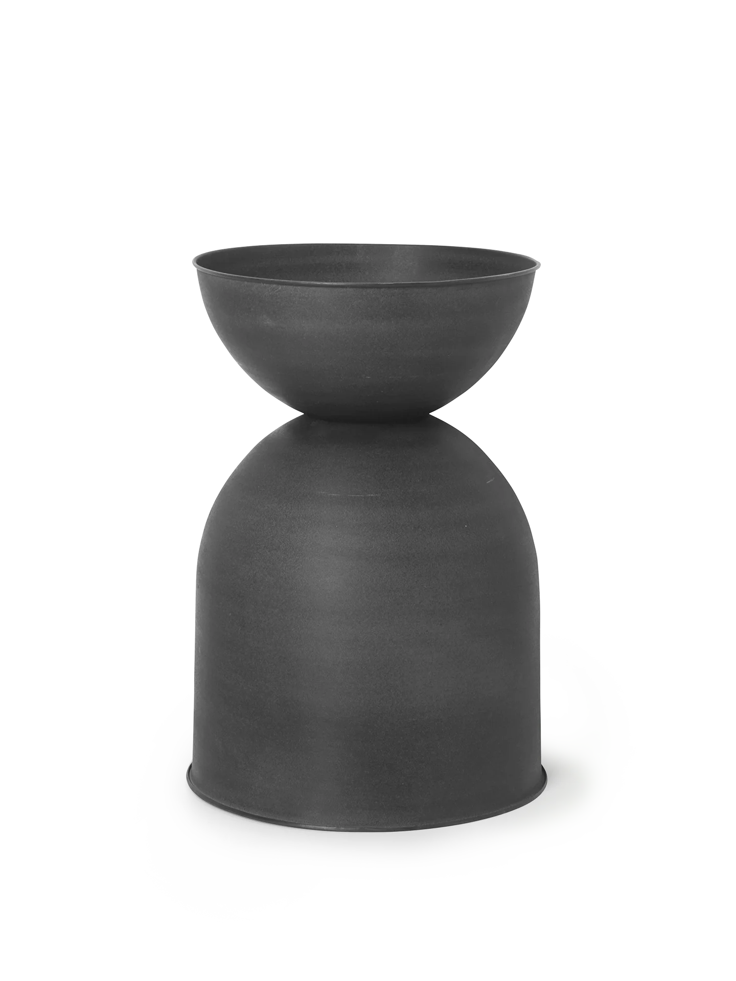 Hourglass Pot - Medium - Black - Image 3