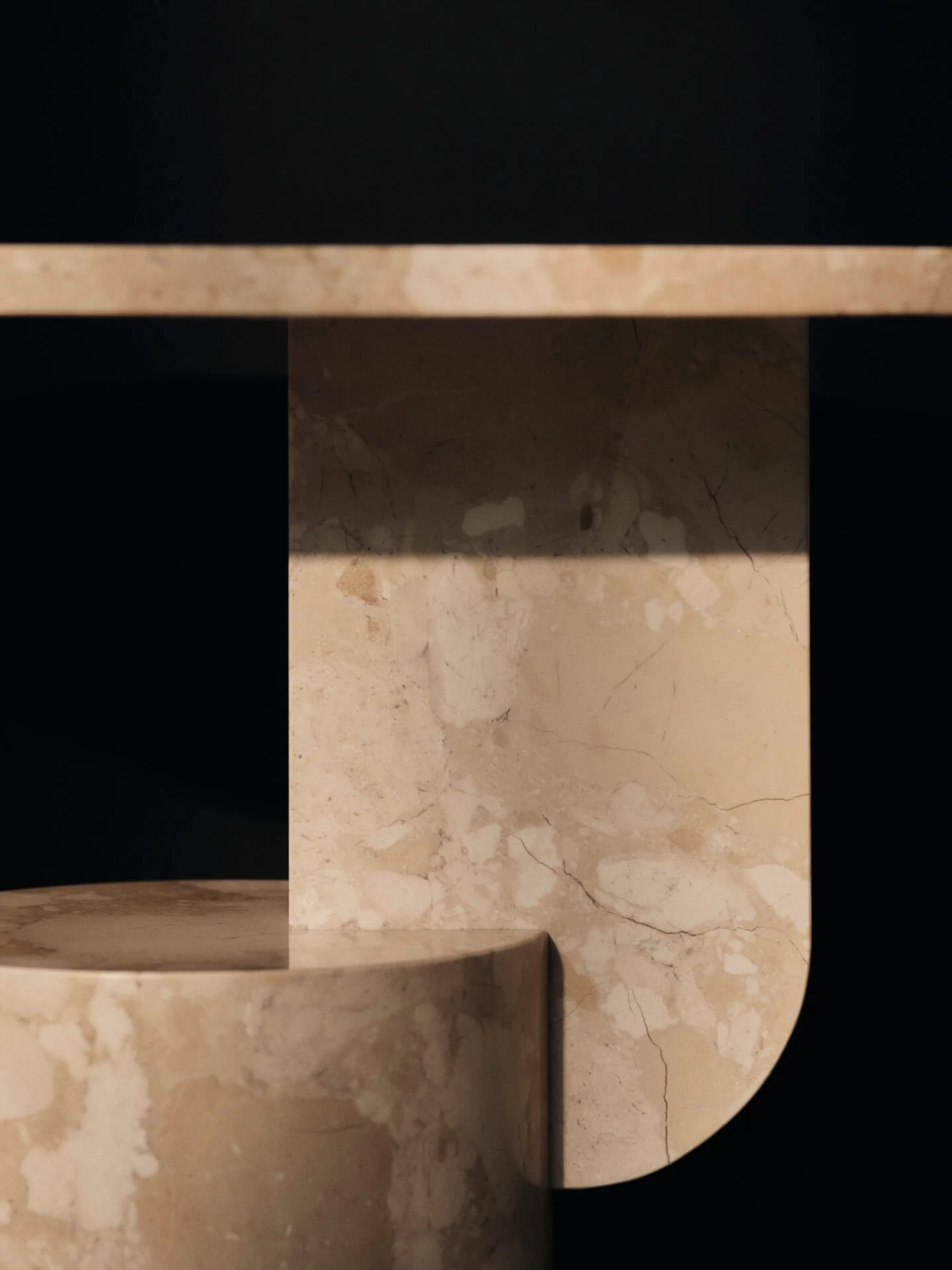 Insert Side Table - Stone - Sand - Image 5