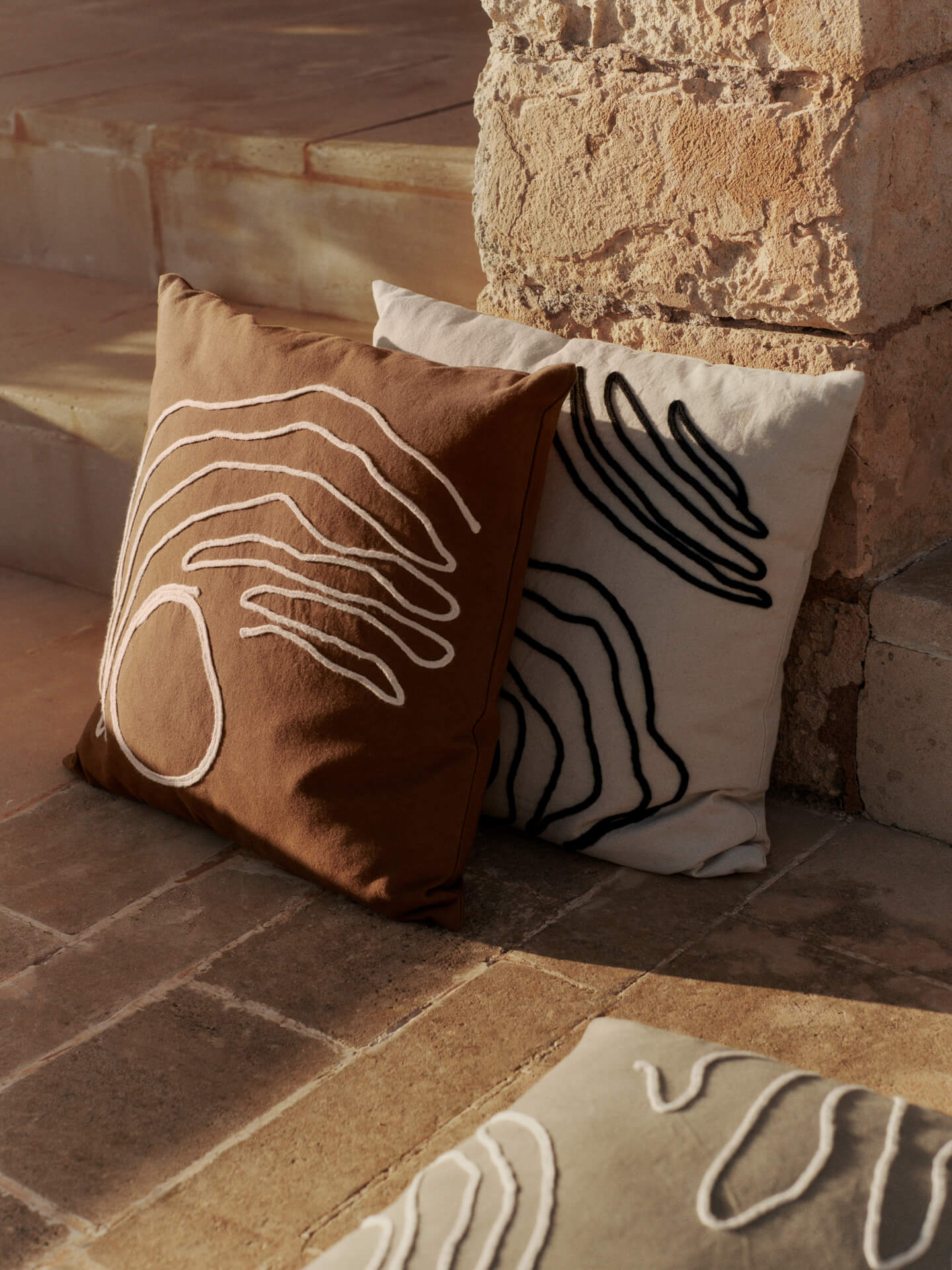 Jot Cushion - Aged Gold - Image 2