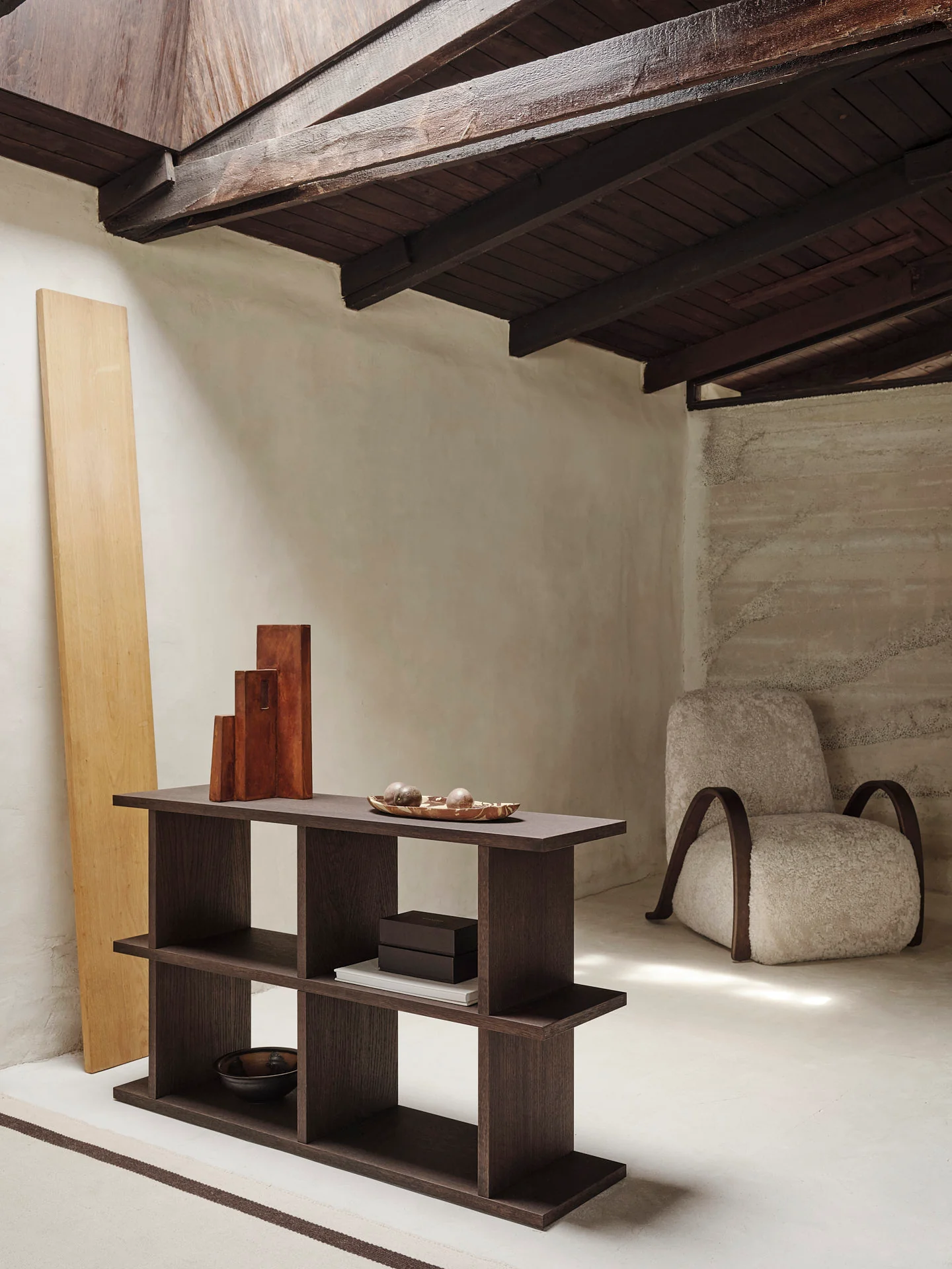 Kona Bookcase - 2x2 - Dark Stained Oak - Image 2