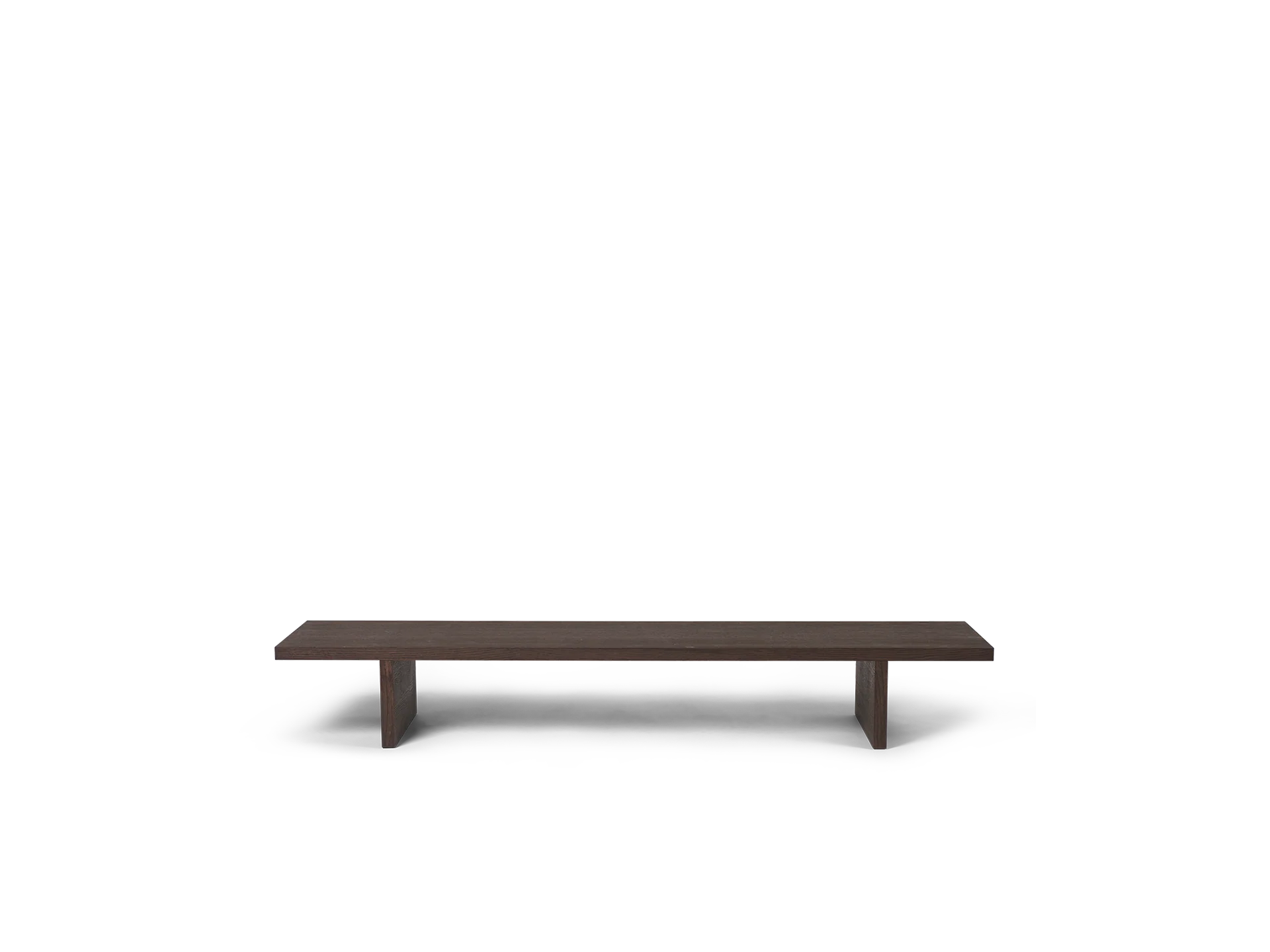 Kona Display Table - Dark Stained Oak