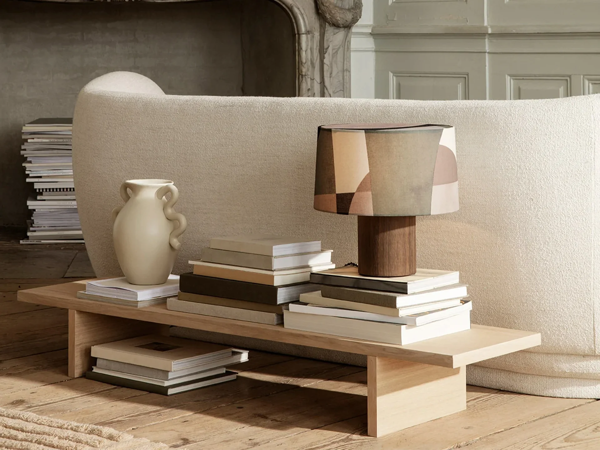Kona Display Table - Natural Oak Veneer - Image 2
