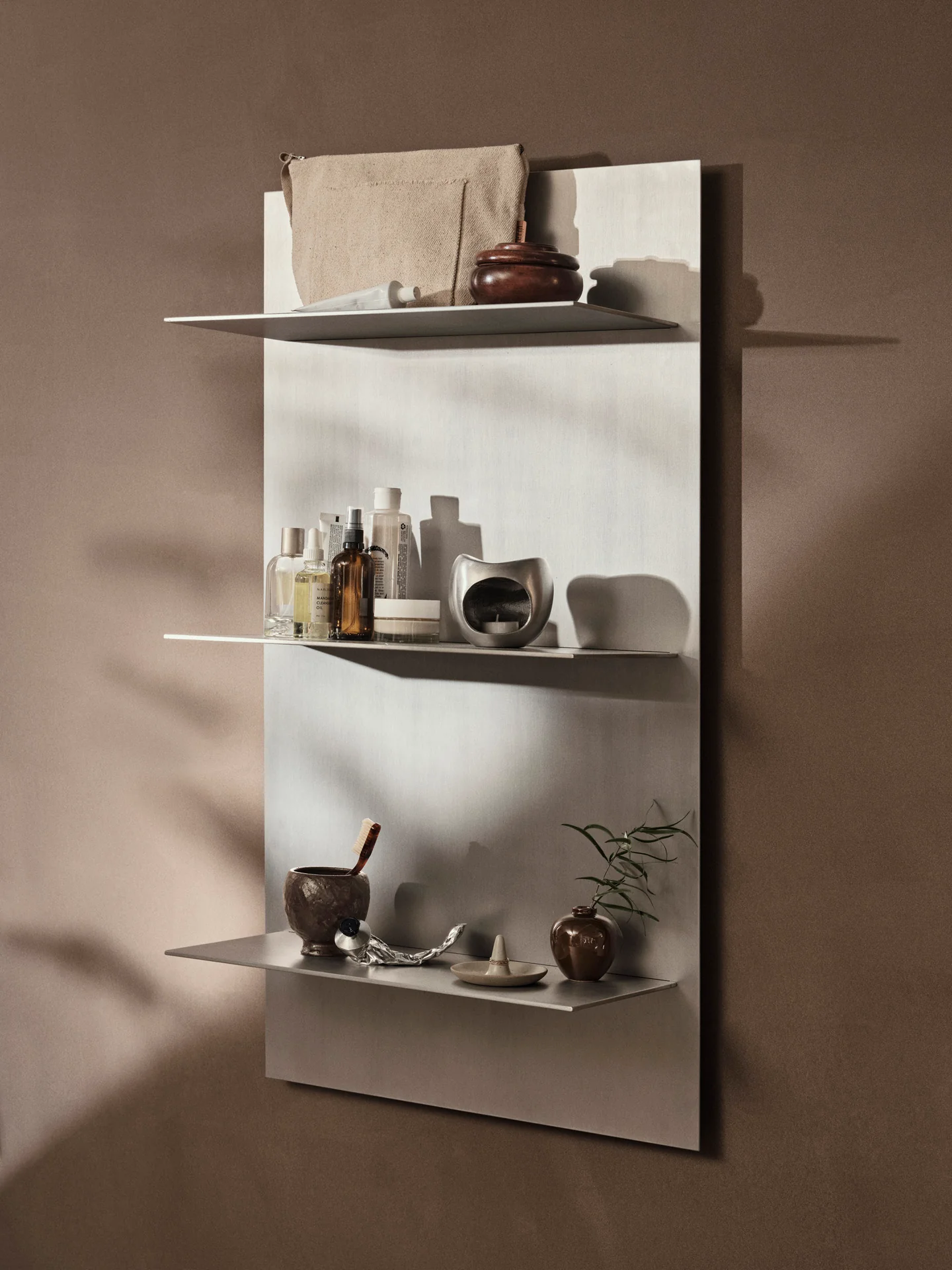 Lager Wall Shelf - Triple - Large - Aluminium - Image 3